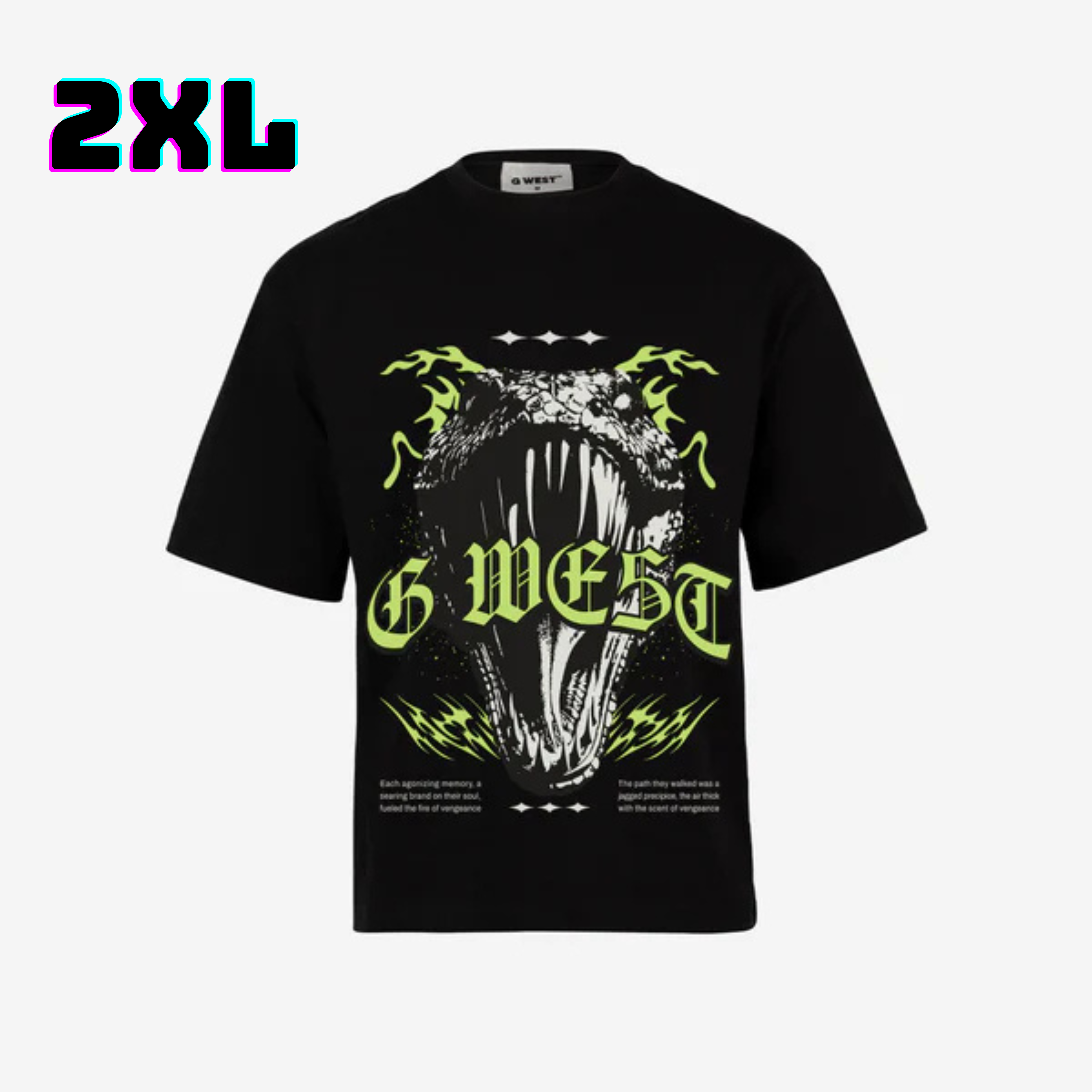 ๐ G WEST Wholesale T-Shirt Box โ 20 Oversized Tees (Mโ5XL) GWESTTEES-1003