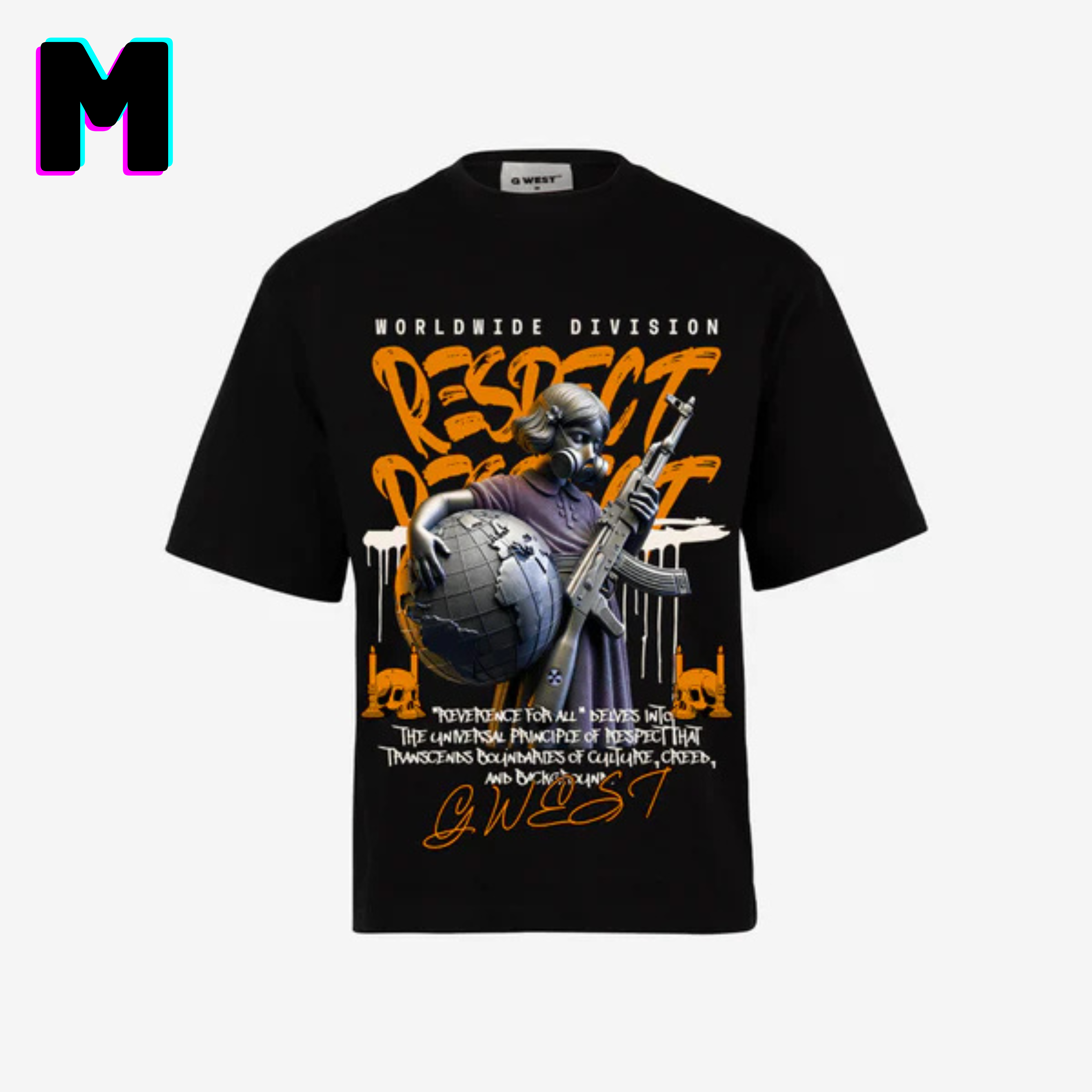 ๐ G WEST Wholesale T-Shirt Box โ 20 Oversized Tees (Mโ5XL) GWESTTEES-1004