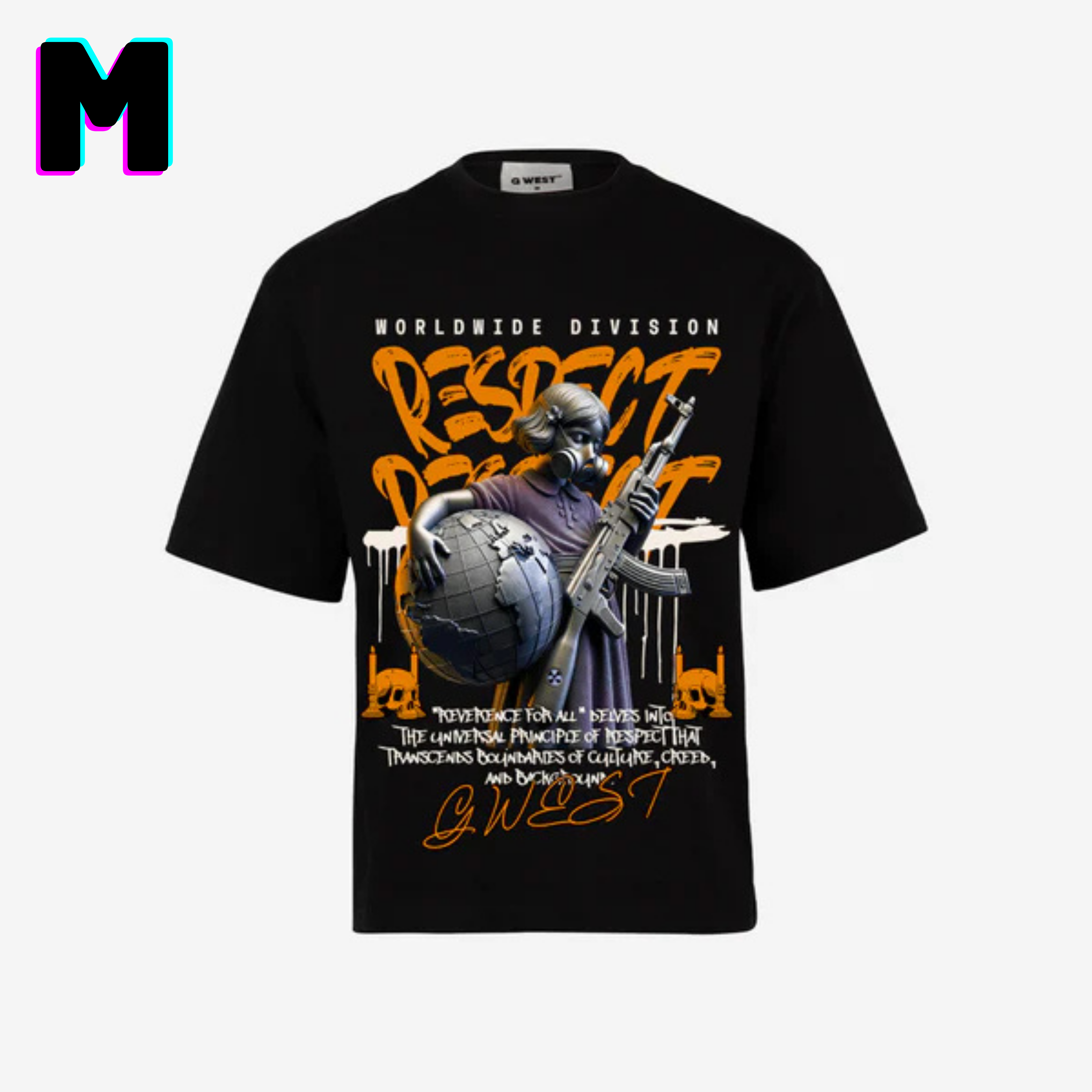 ๐ G WEST Wholesale T-Shirt Box โ 20 Oversized Tees (Mโ5XL) GWESTTEES-1007