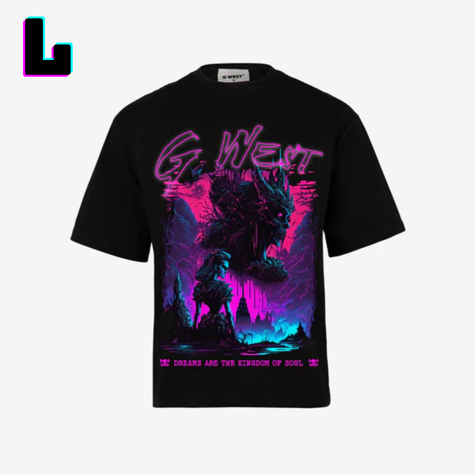 ๐ G WEST Wholesale T-Shirt Box โ 20 Oversized Tees (Mโ5XL) GWESTTEES-1003