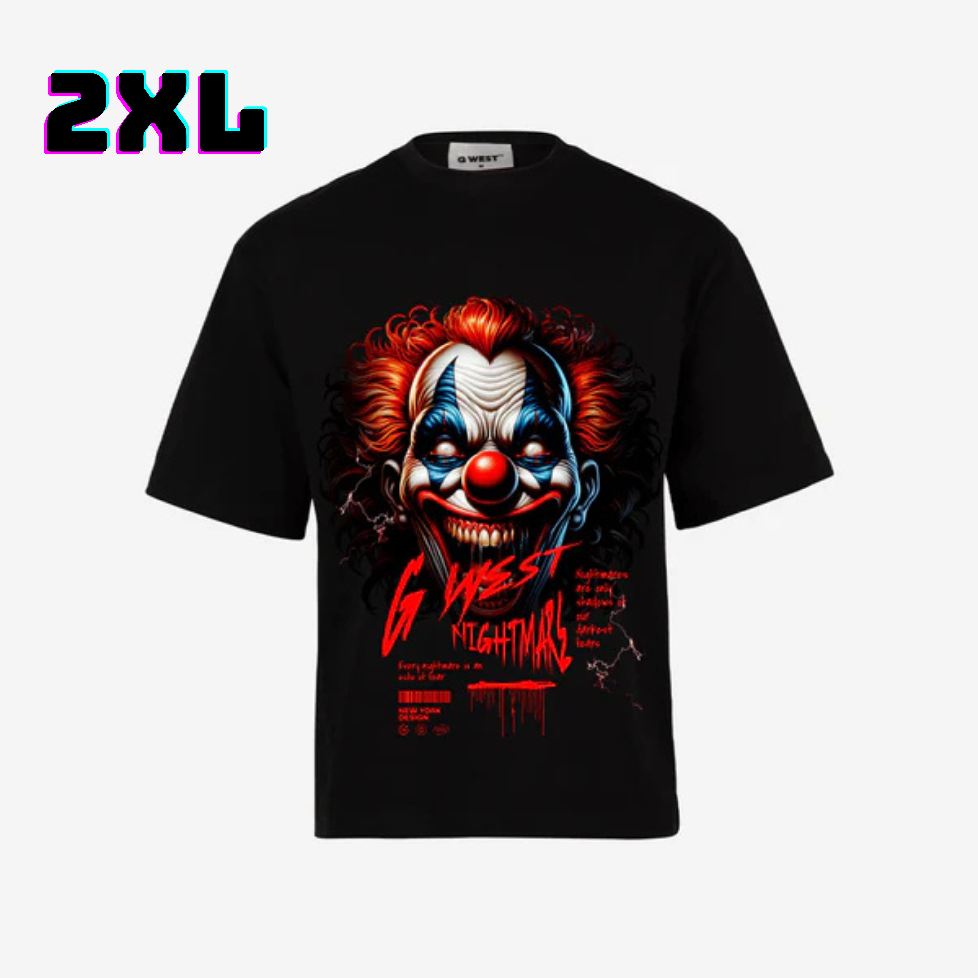 ๐ G WEST Wholesale T-Shirt Box โ 20 Oversized Tees (Mโ5XL) GWESTTEES-1018