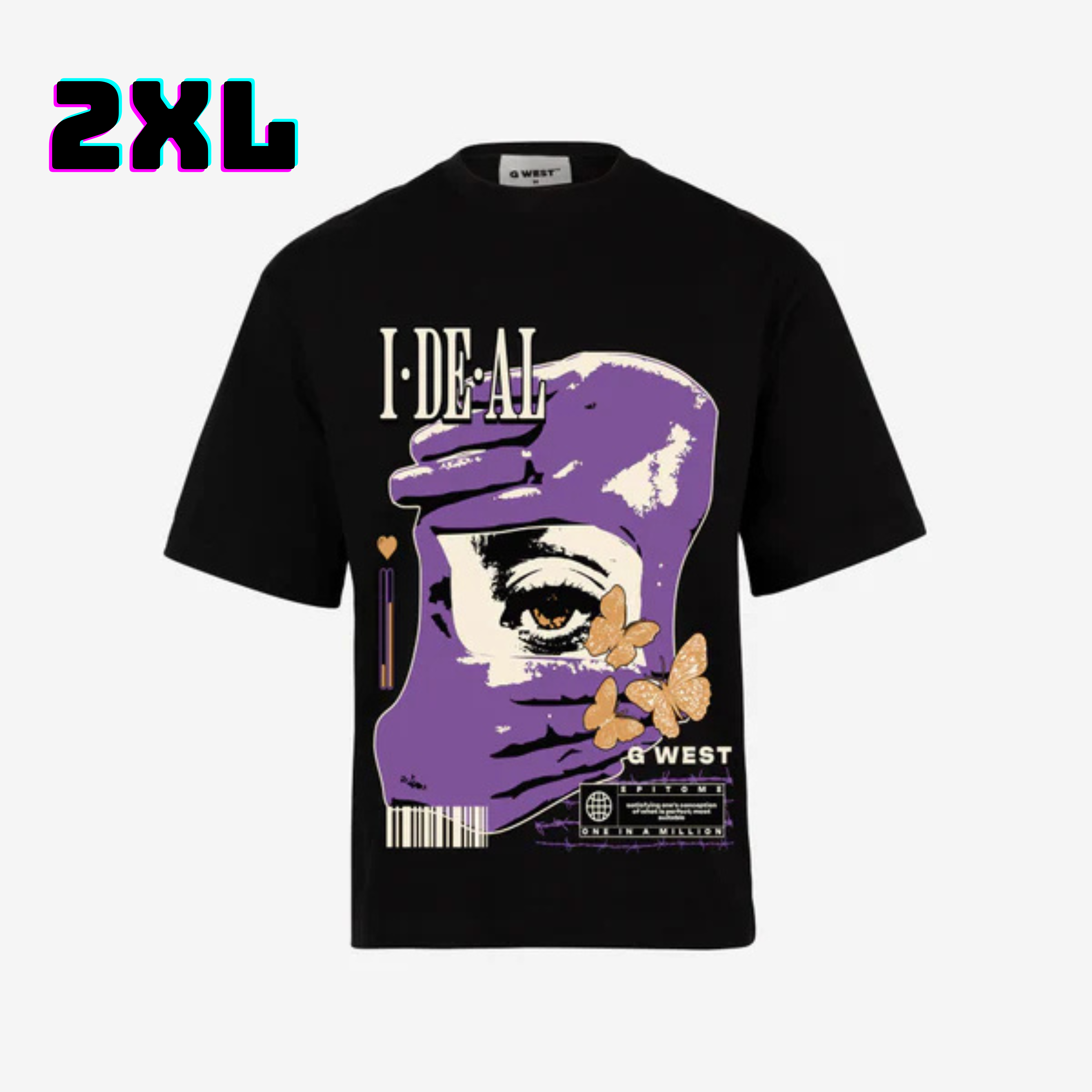 ๐ G WEST Wholesale T-Shirt Box โ 20 Oversized Tees (Mโ5XL) GWESTTEES-1013
