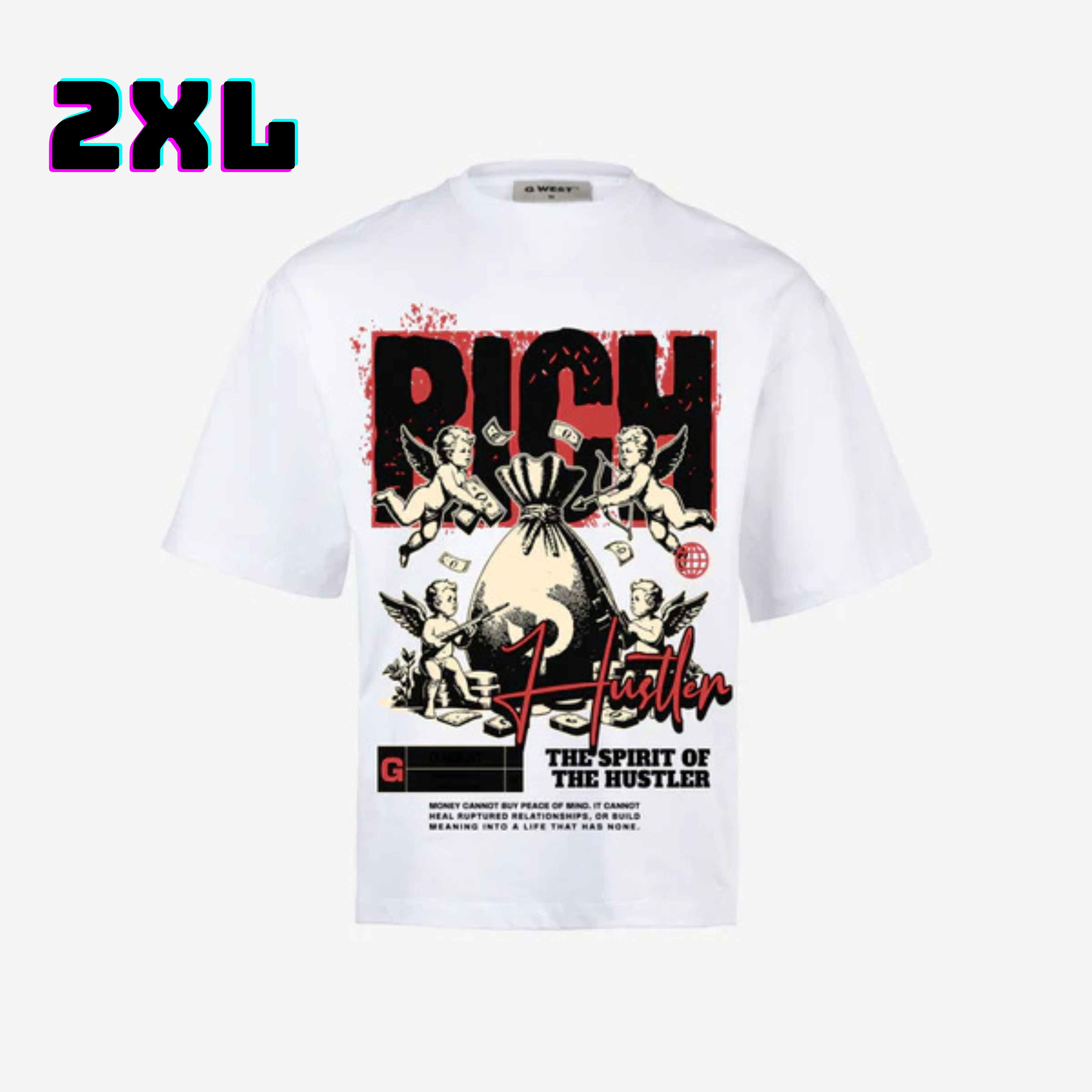 ๐ G WEST Wholesale T-Shirt Box โ 20 Oversized Tees (Mโ5XL) GWESTTEES-1018