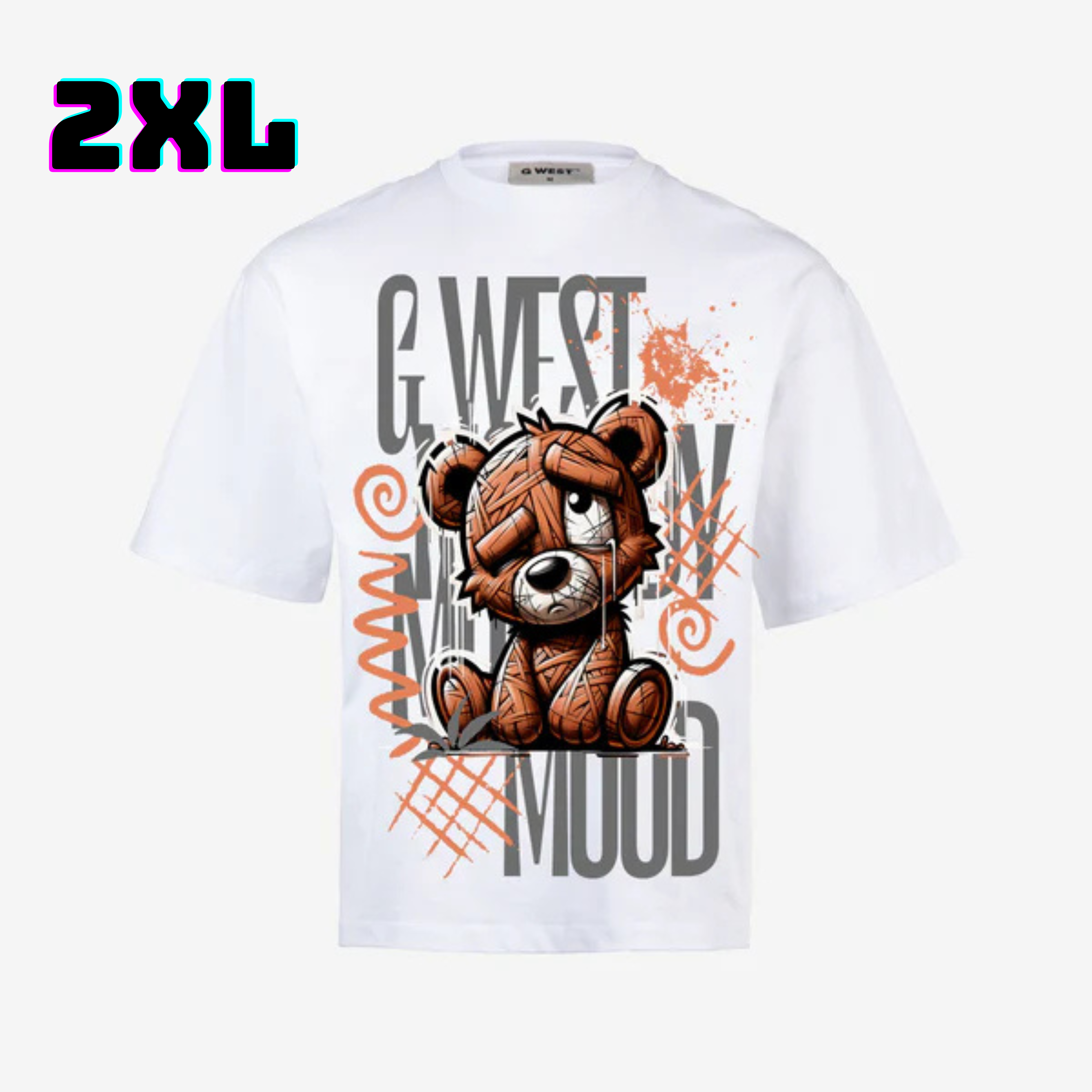 ๐ G WEST Wholesale T-Shirt Box โ 20 Oversized Tees (Mโ5XL) GWESTTEES-1018