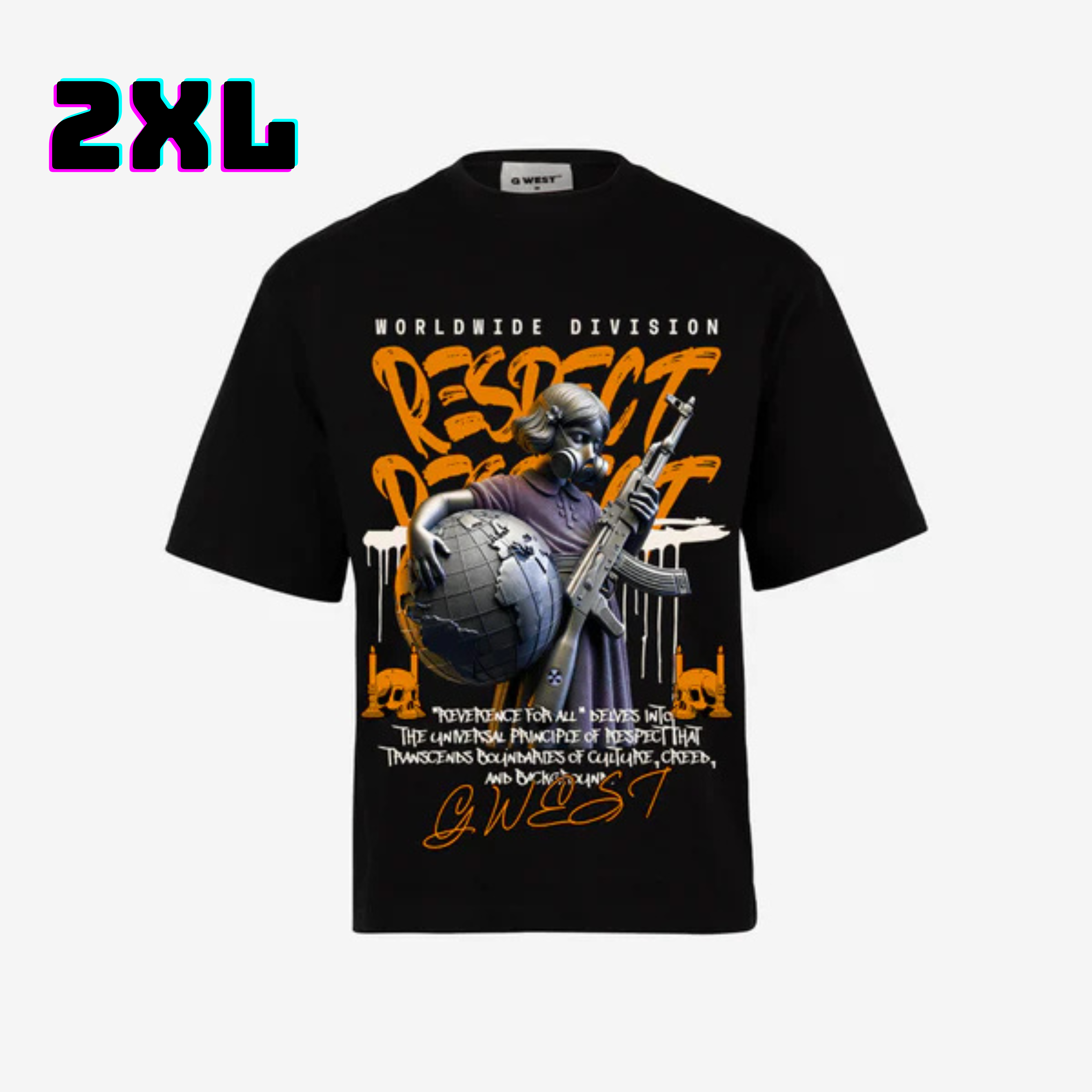 ๐ G WEST Wholesale T-Shirt Box โ 20 Oversized Tees (Mโ5XL) GWESTTEES-1015