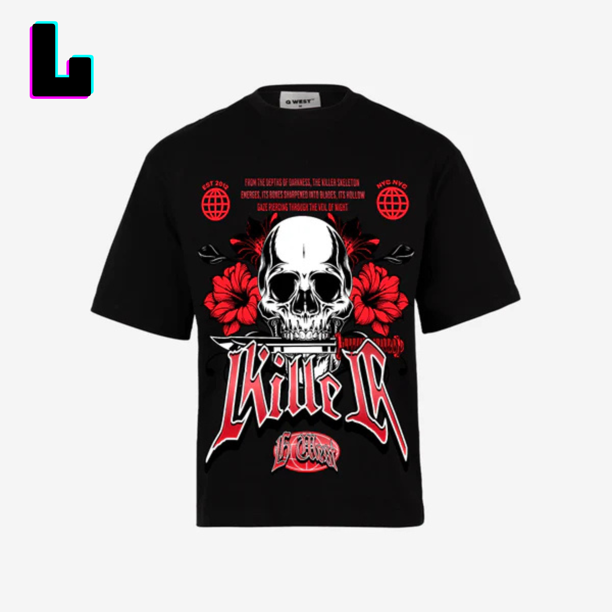 ๐ G WEST Wholesale T-Shirt Box โ 20 Oversized Tees (Mโ5XL) GWESTTEES-1007