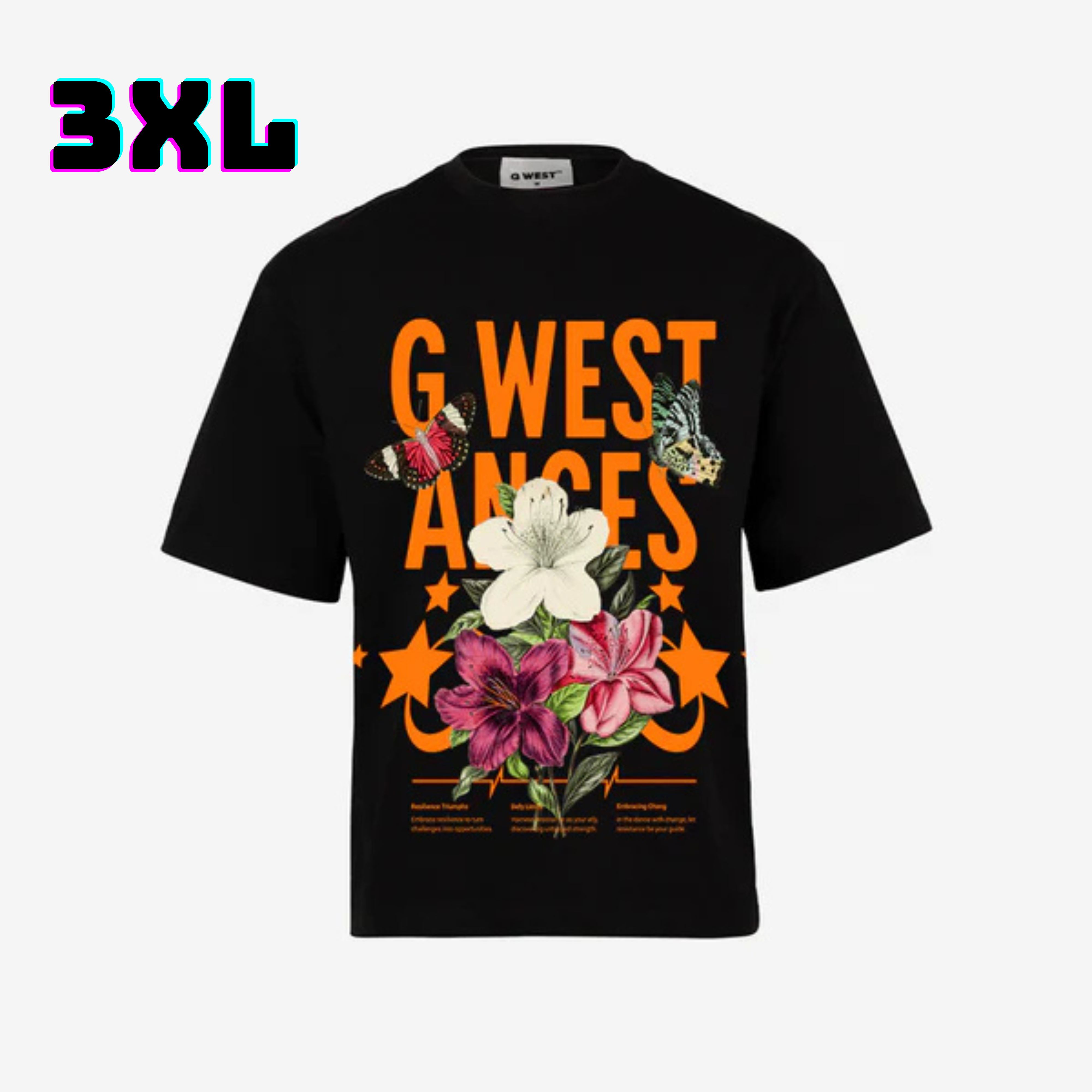 ๐ G WEST Wholesale T-Shirt Box โ 20 Oversized Tees (Mโ5XL) GWESTTEES-1011