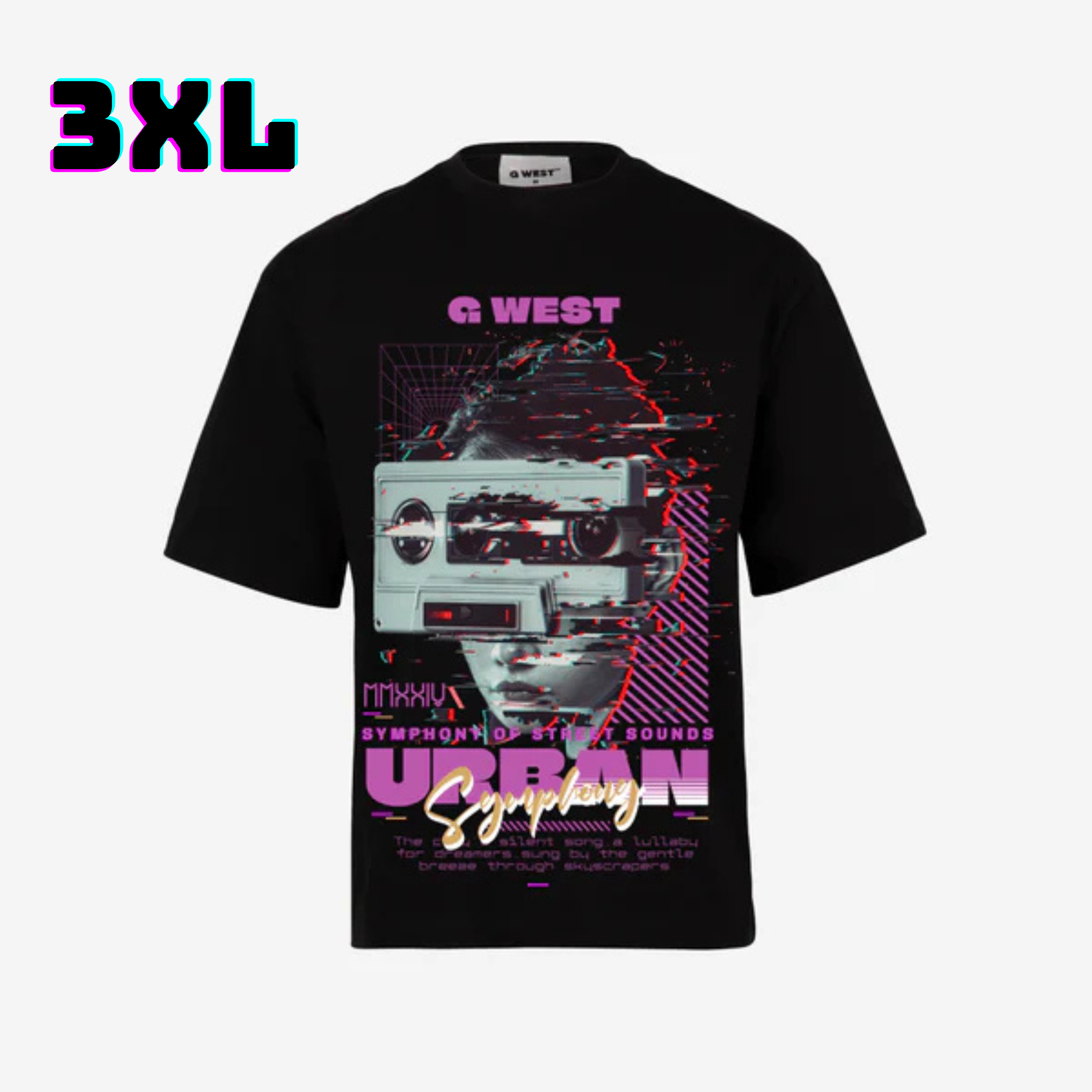 ๐ G WEST Wholesale T-Shirt Box โ 20 Oversized Tees (Mโ5XL) GWESTTEES-1020