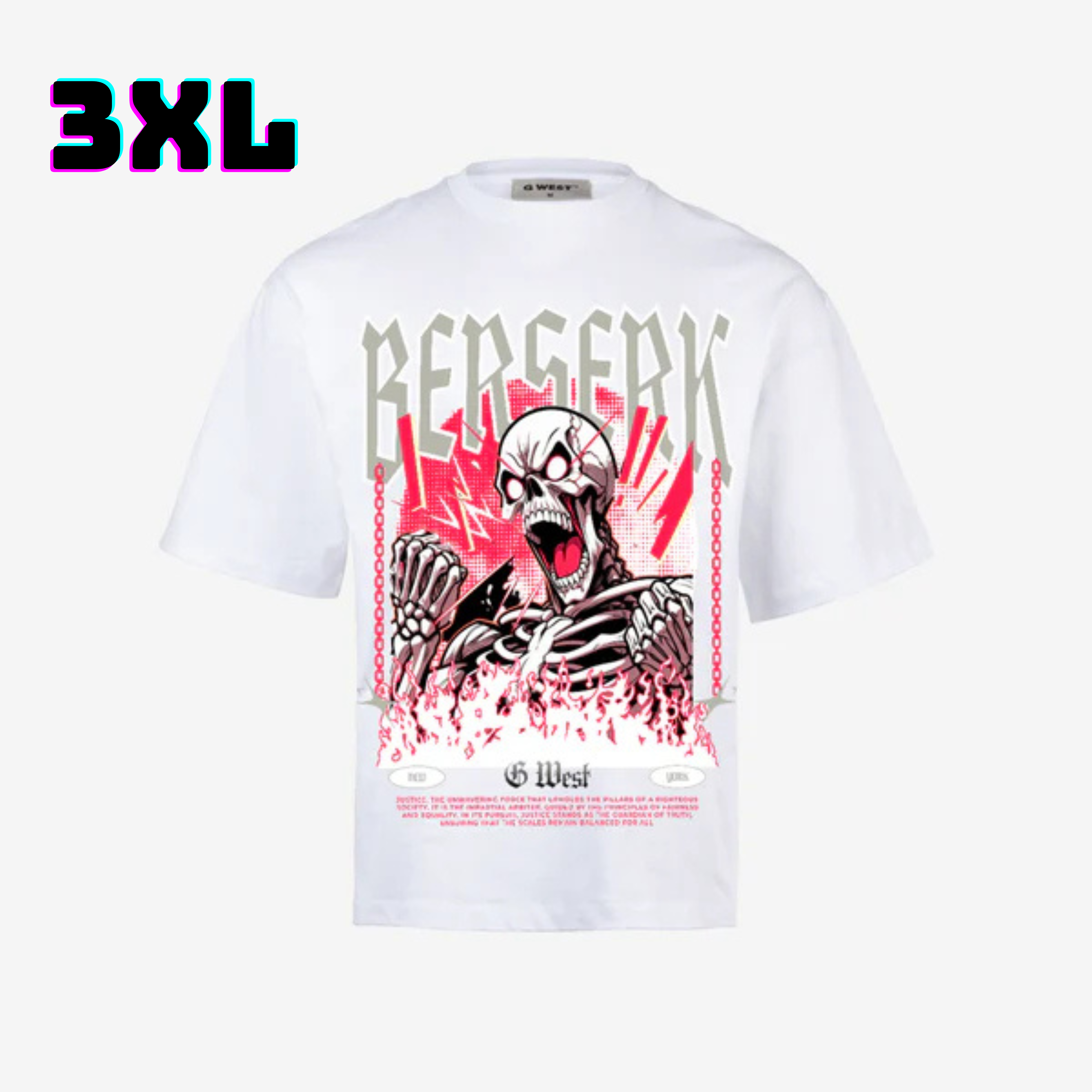 ๐ G WEST Wholesale T-Shirt Box โ 20 Oversized Tees (Mโ5XL) GWESTTEES-1016