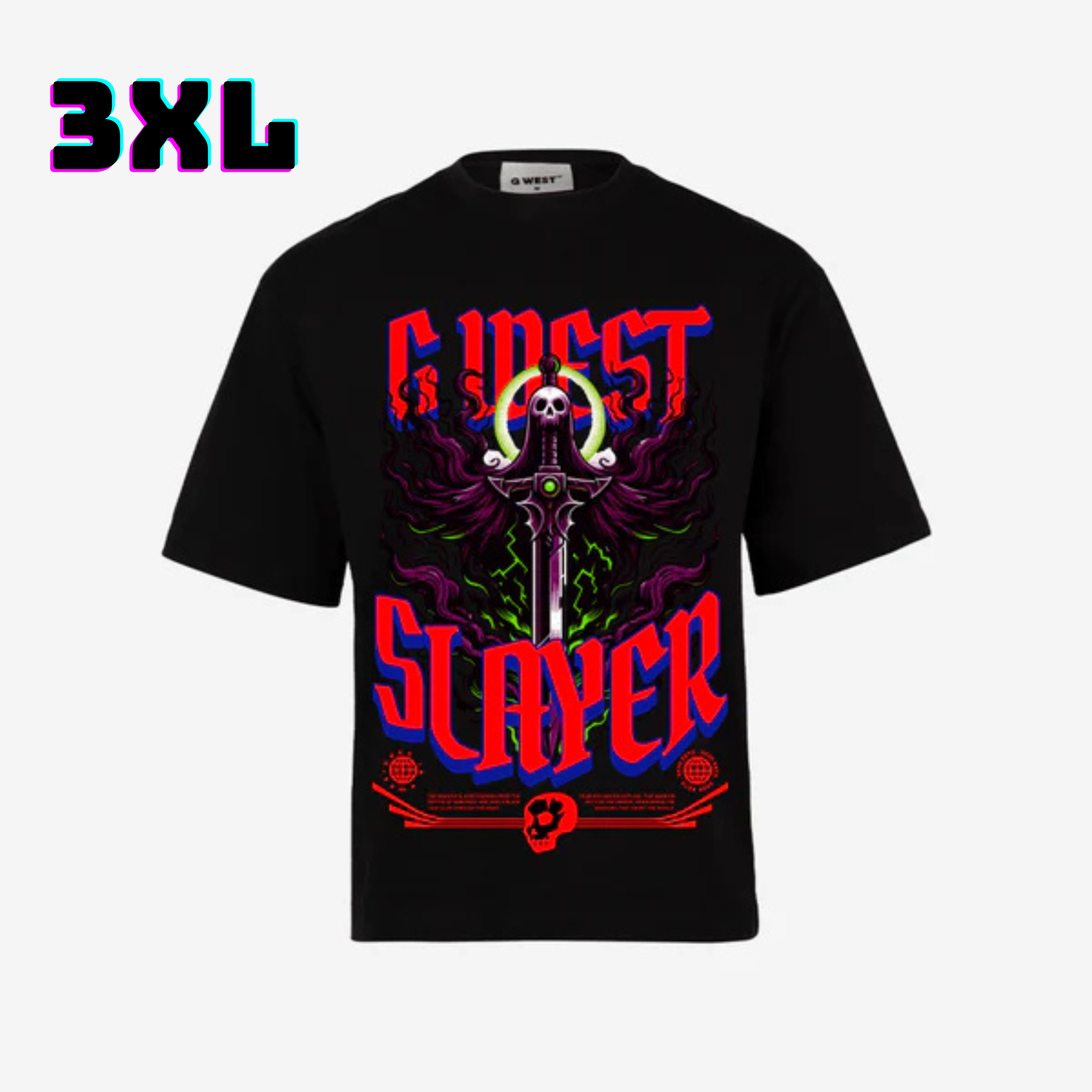 ๐ G WEST Wholesale T-Shirt Box โ 20 Oversized Tees (Mโ5XL) GWESTTEES-1013