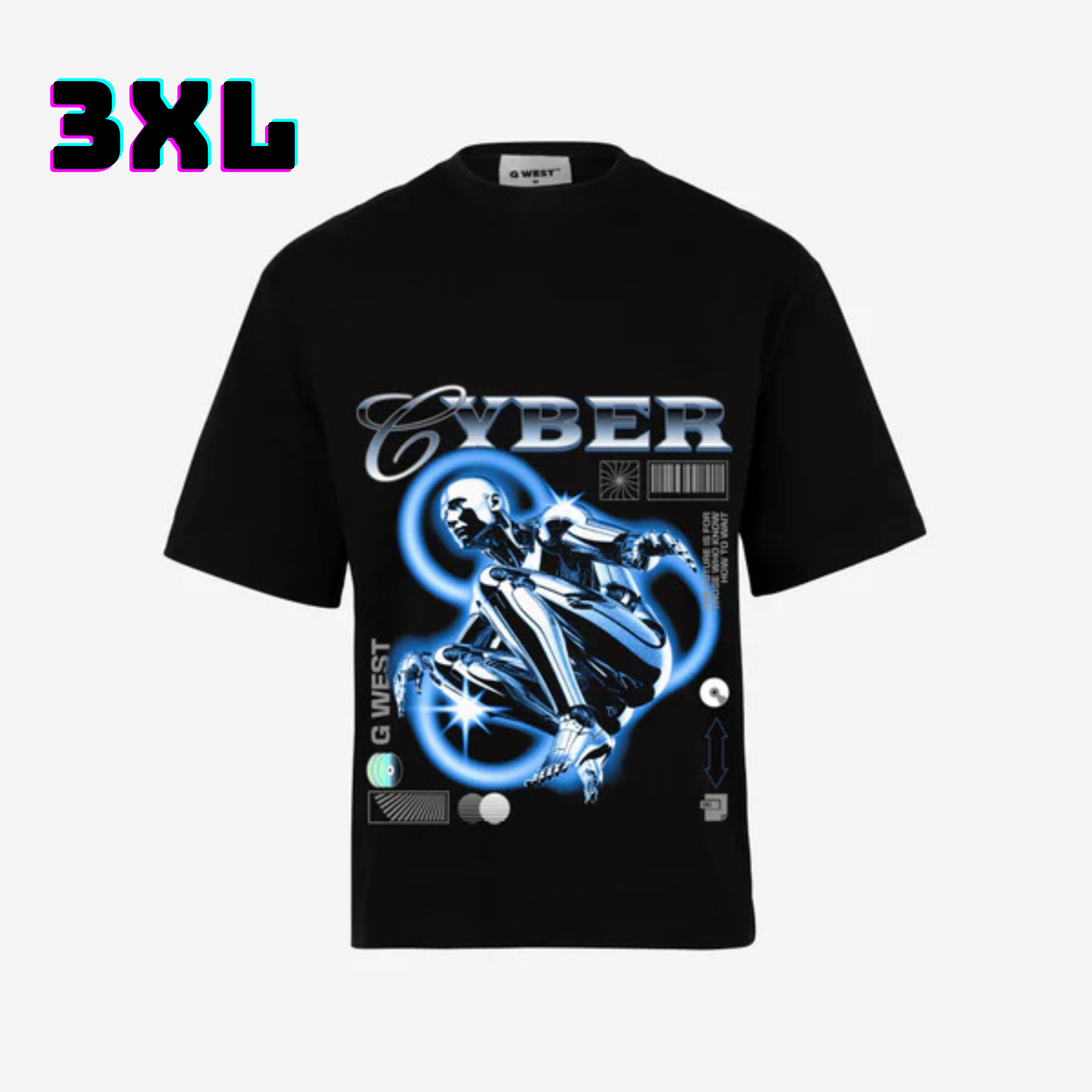 ๐ G WEST Wholesale T-Shirt Box โ 20 Oversized Tees (Mโ5XL) GWESTTEES-1019