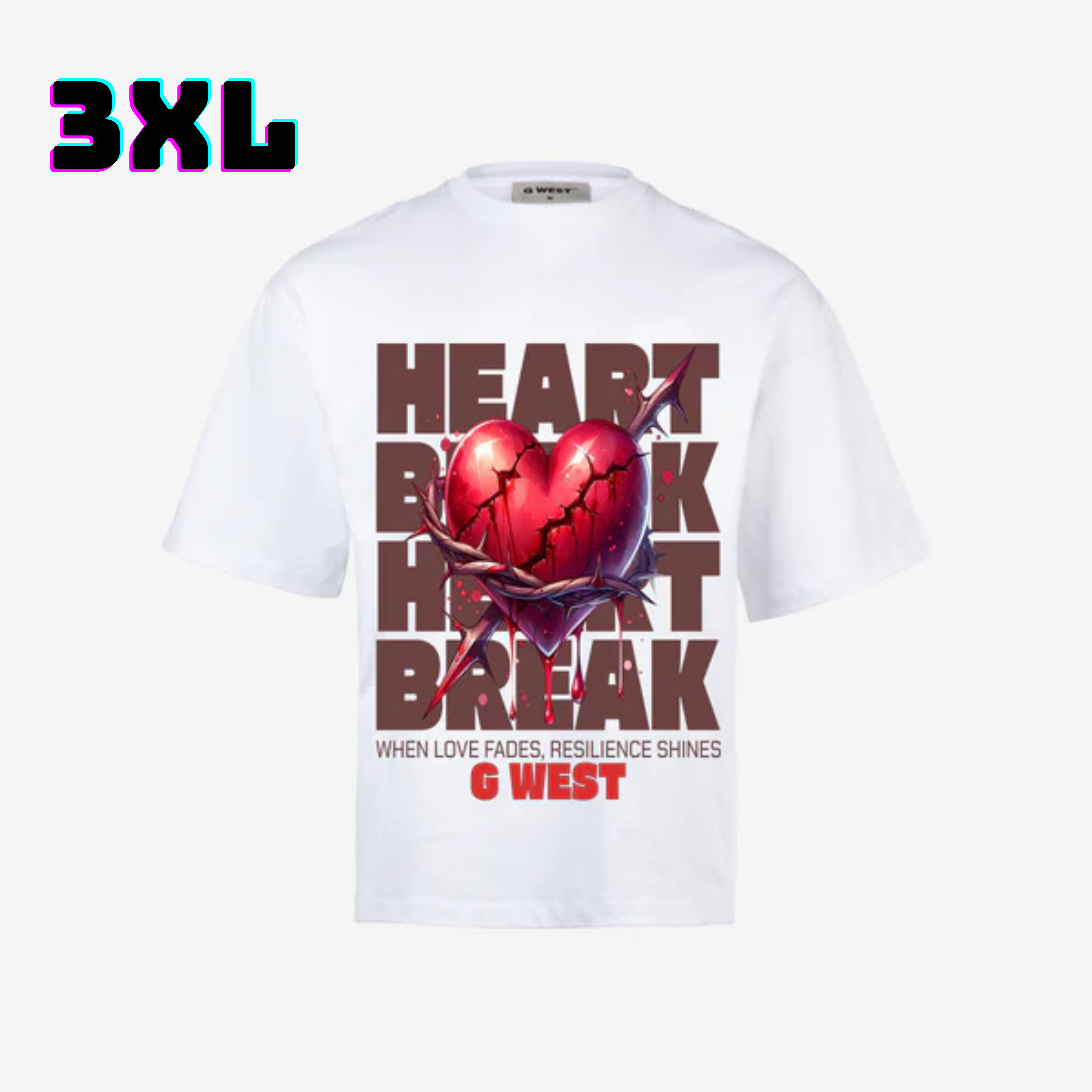 ๐ G WEST Wholesale T-Shirt Box โ 20 Oversized Tees (Mโ5XL) GWESTTEES-1016