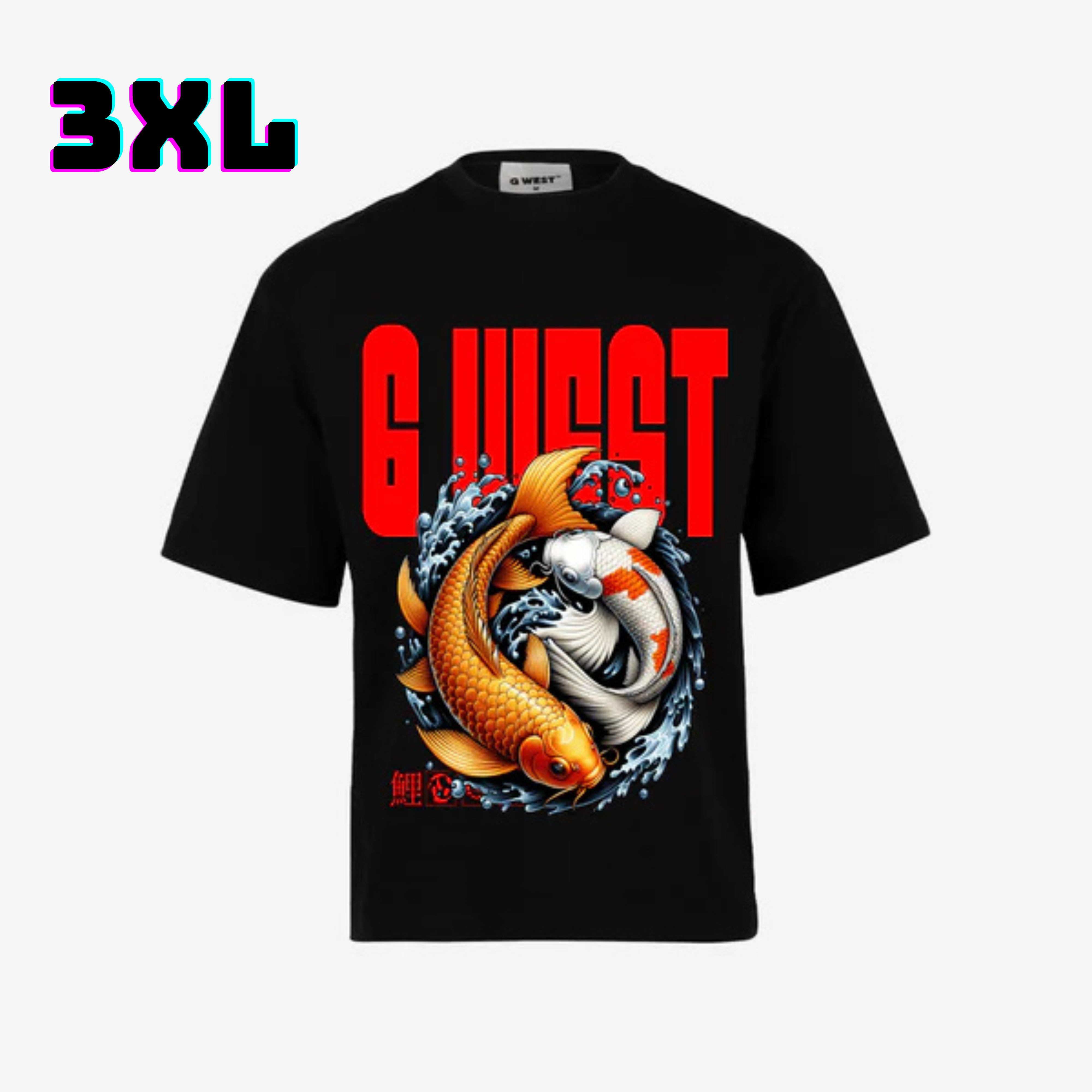 ๐ G WEST Wholesale T-Shirt Box โ 20 Oversized Tees (Mโ5XL) GWESTTEES-1013