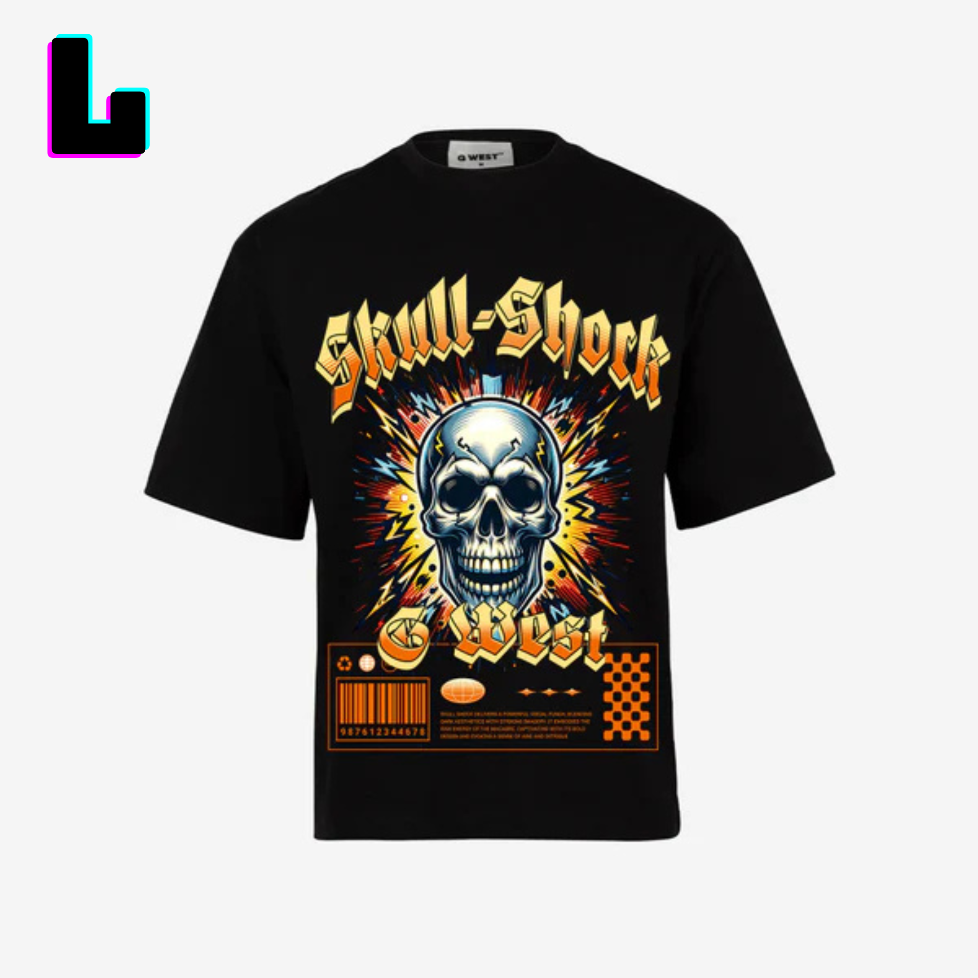๐ G WEST Wholesale T-Shirt Box โ 20 Oversized Tees (Mโ5XL) GWESTTEES-1009
