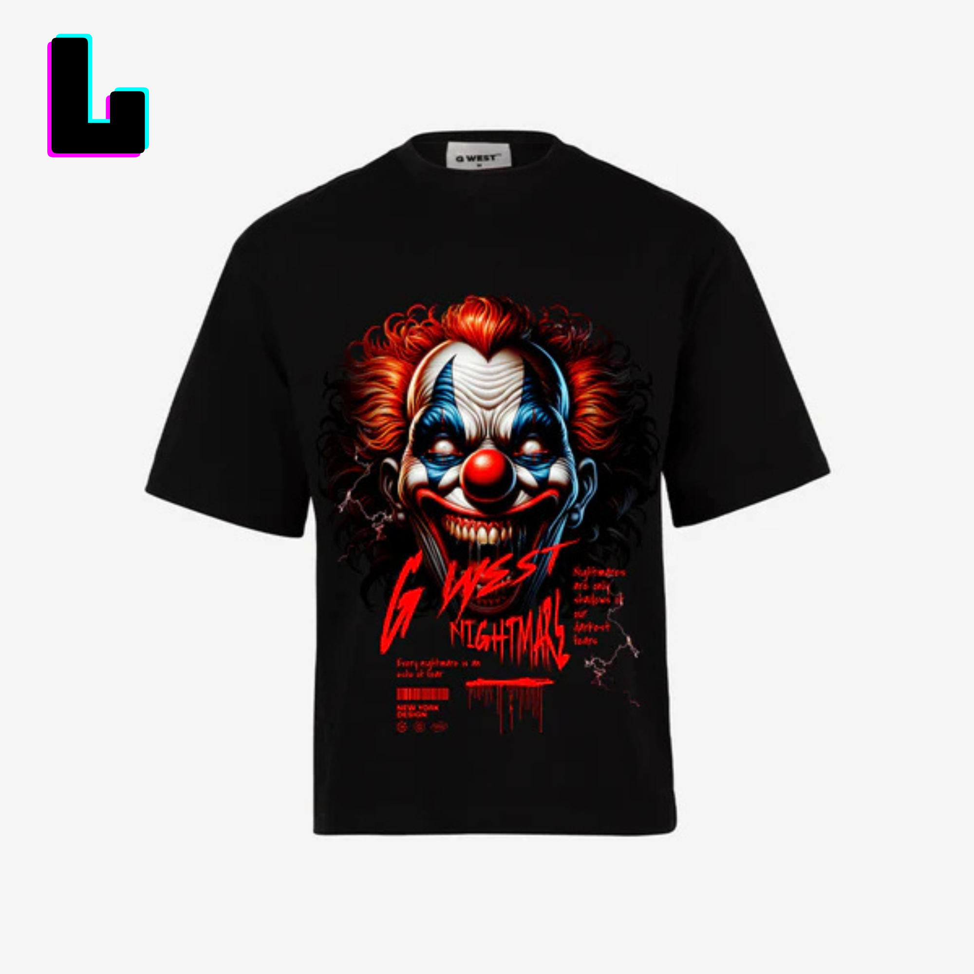 ๐ G WEST Wholesale T-Shirt Box โ 20 Oversized Tees (Mโ5XL) GWESTTEES-1010