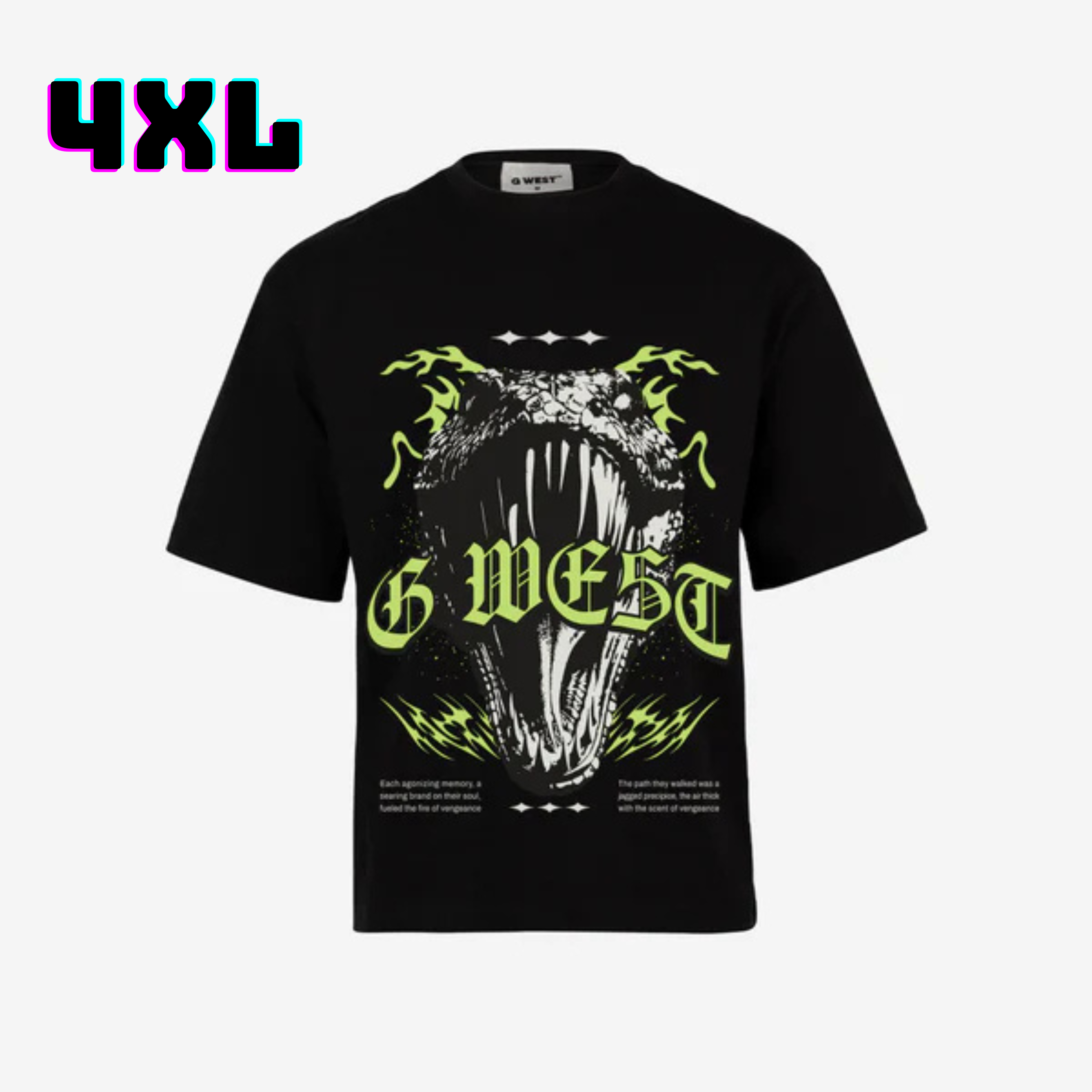 ๐ G WEST Wholesale T-Shirt Box โ 20 Oversized Tees (Mโ5XL) GWESTTEES-1018