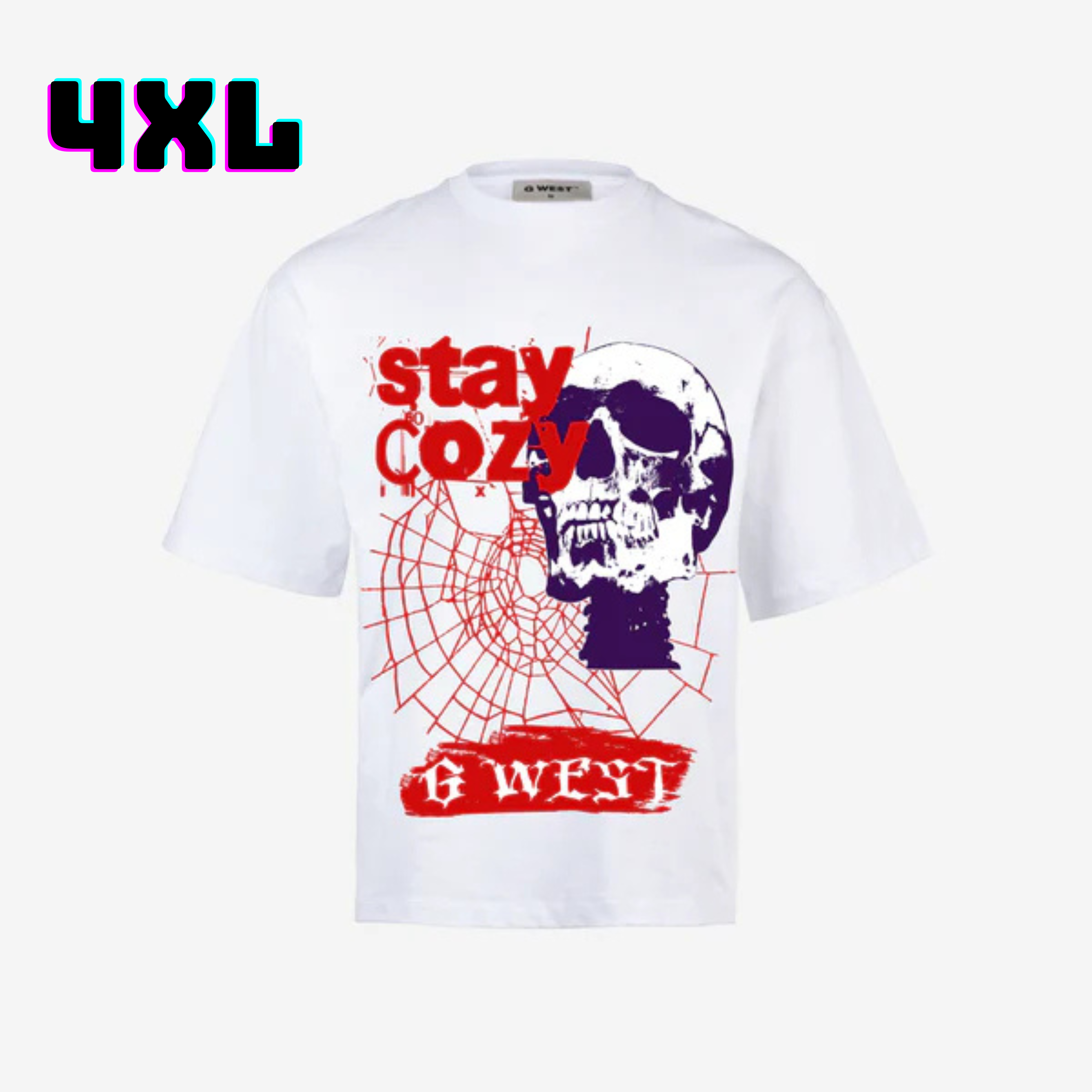 ๐ G WEST Wholesale T-Shirt Box โ 20 Oversized Tees (Mโ5XL) GWESTTEES-1012
