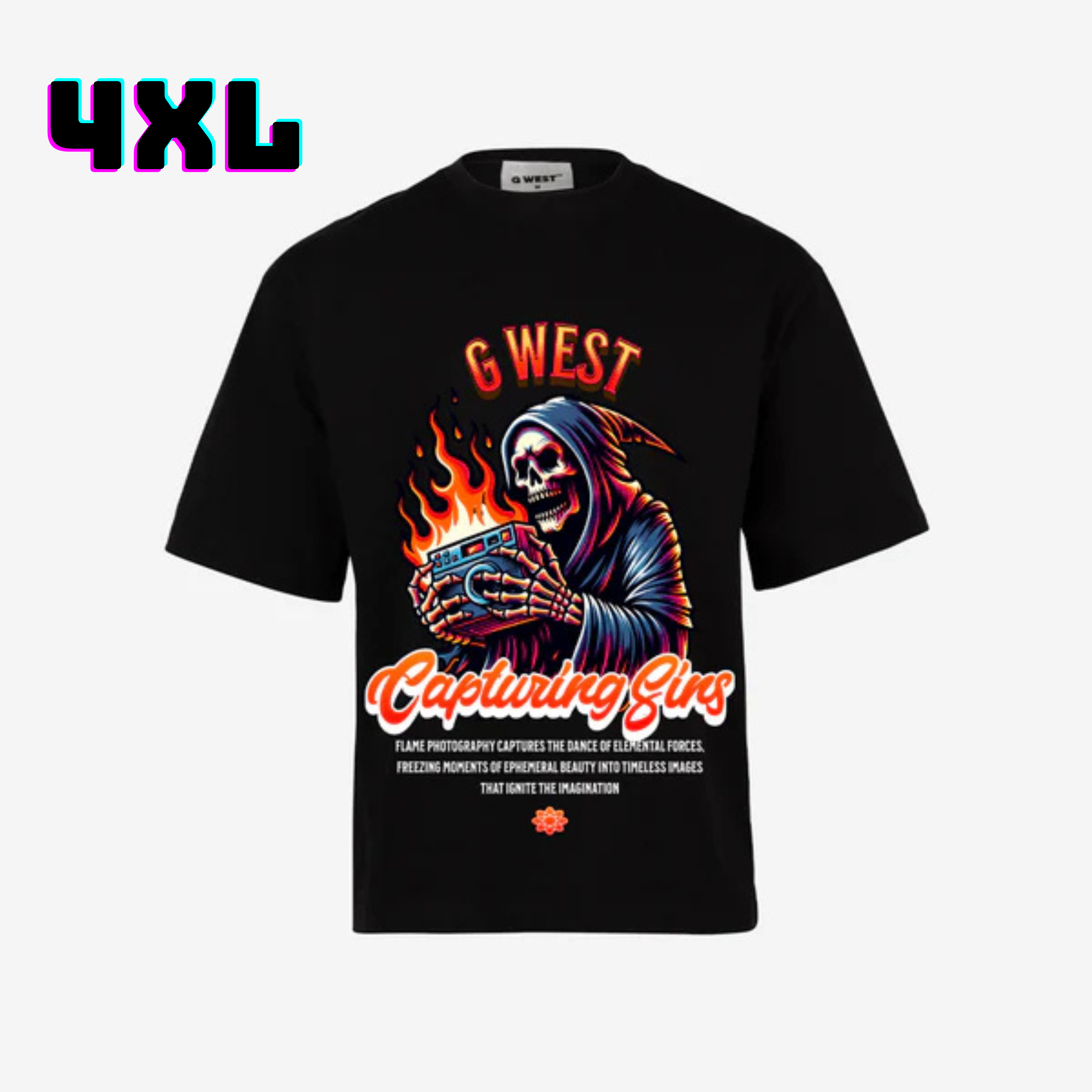 ๐ G WEST Wholesale T-Shirt Box โ 20 Oversized Tees (Mโ5XL) GWESTTEES-1014