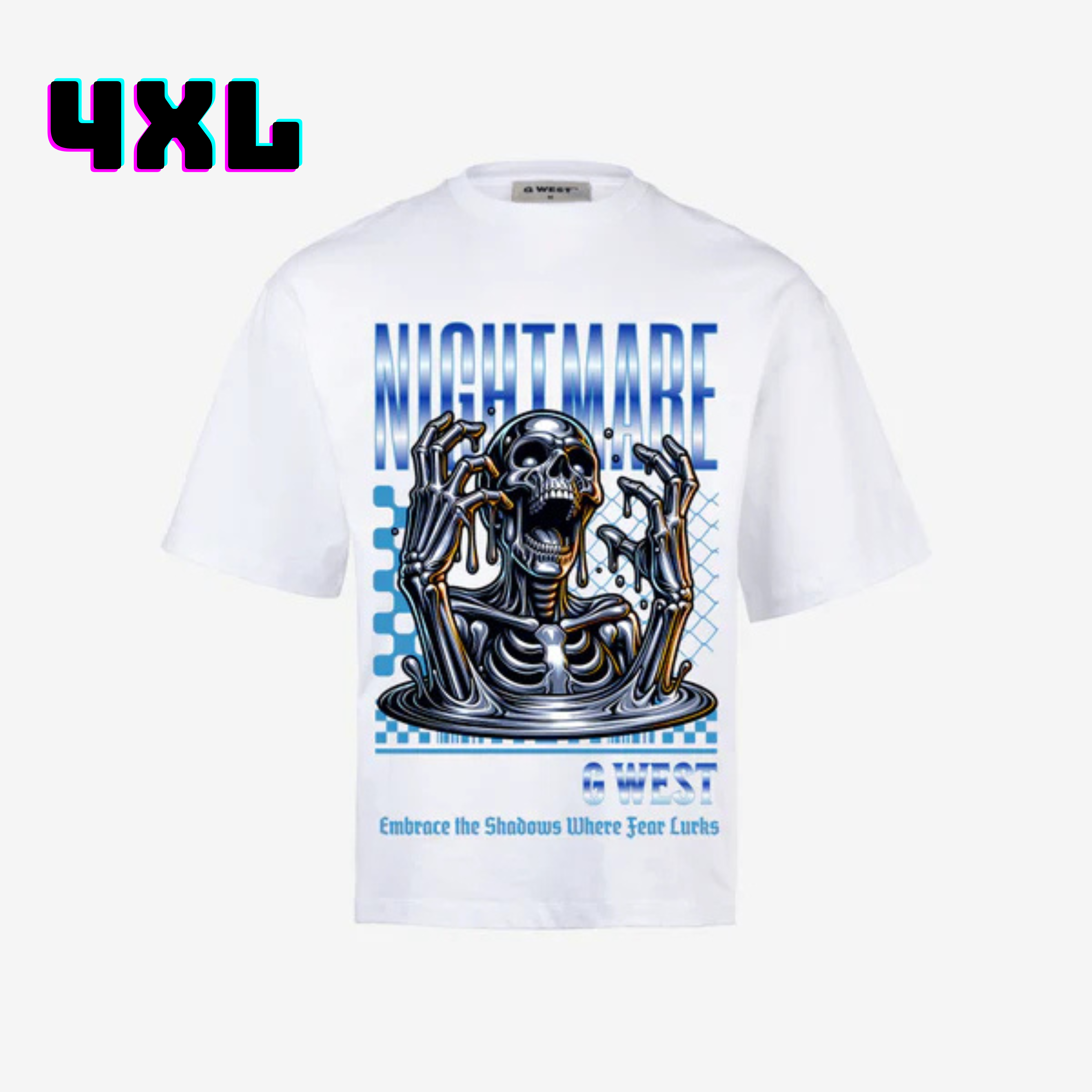 ๐ G WEST Wholesale T-Shirt Box โ 20 Oversized Tees (Mโ5XL) GWESTTEES-1010