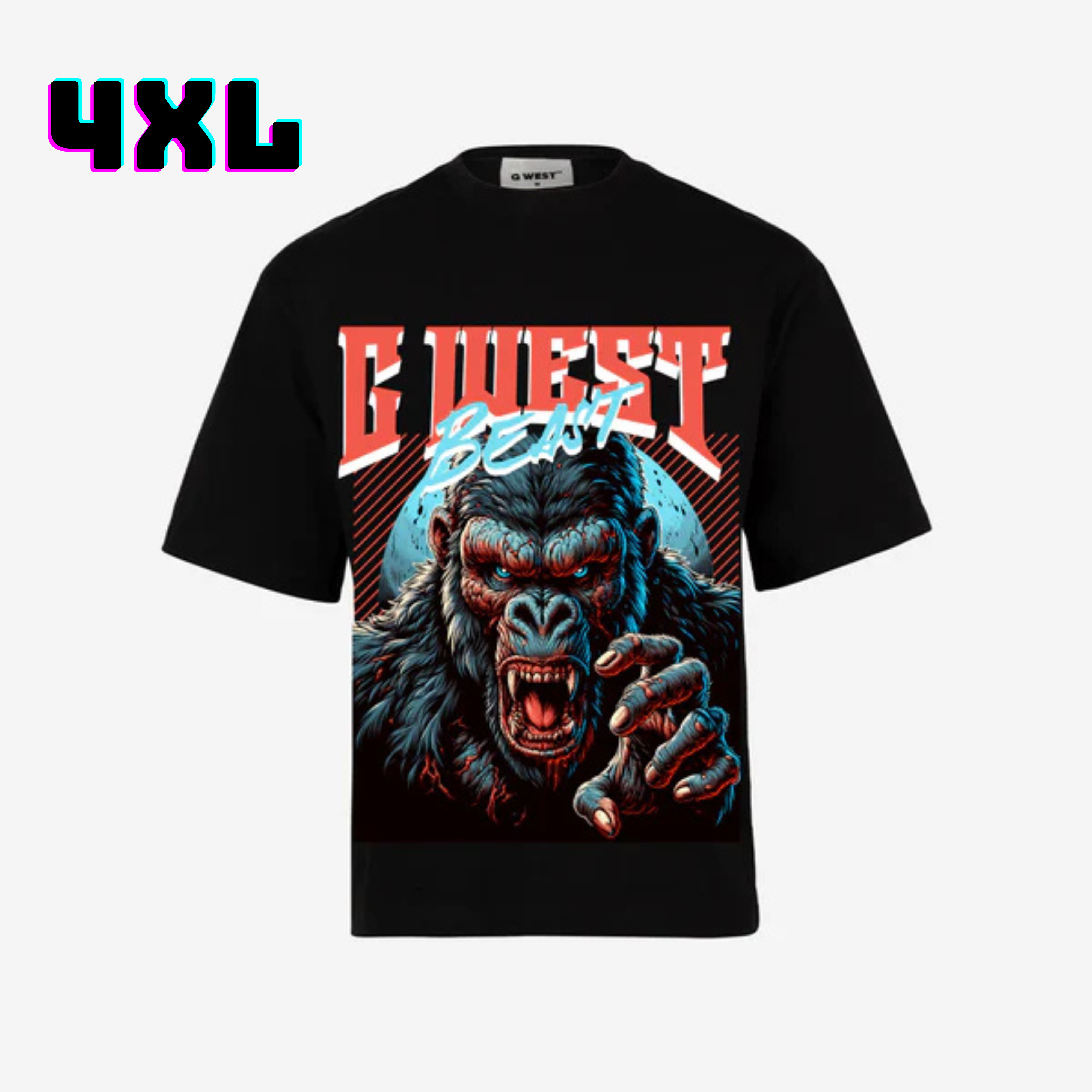 ๐ G WEST Wholesale T-Shirt Box โ 20 Oversized Tees (Mโ5XL) GWESTTEES-1017