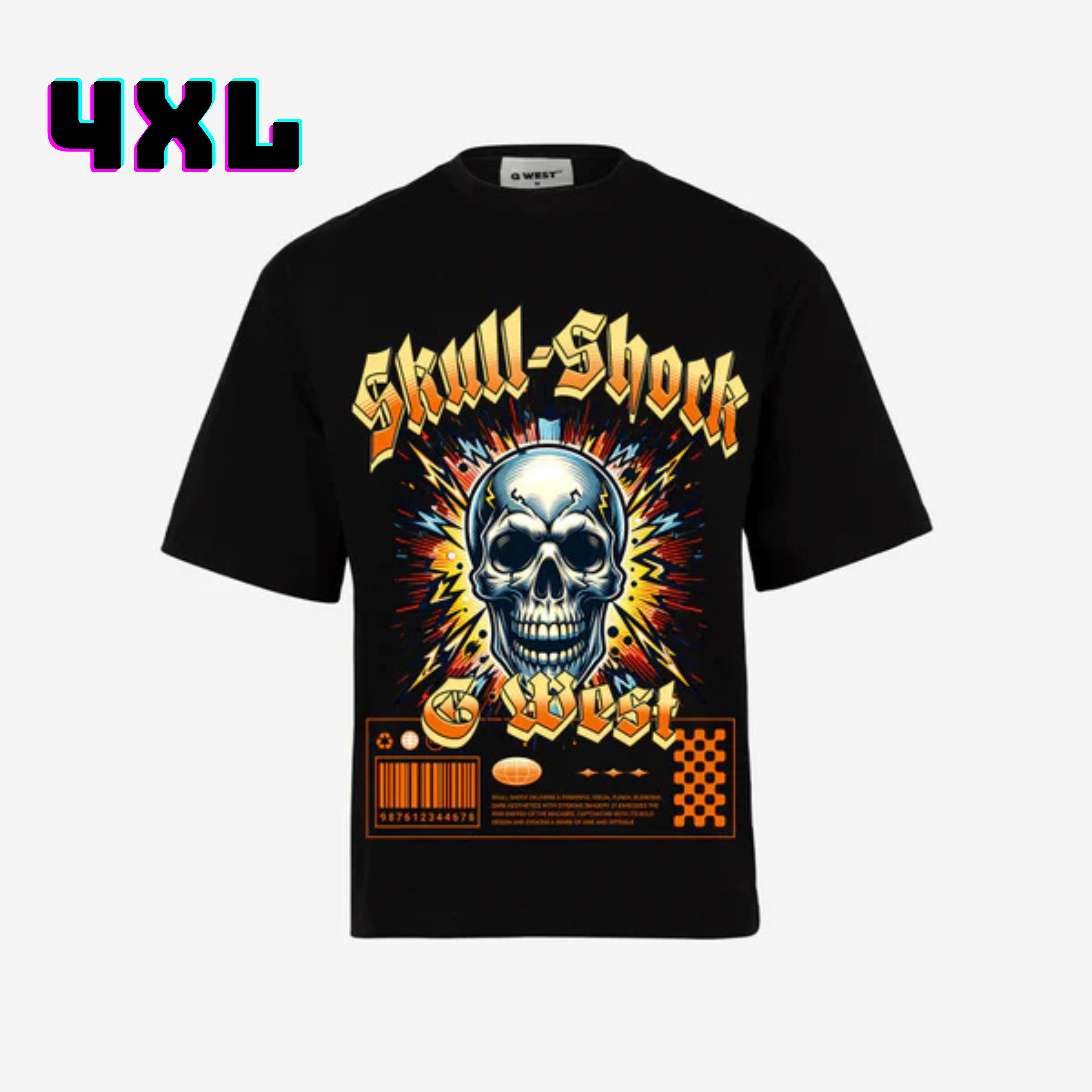 ๐ G WEST Wholesale T-Shirt Box โ 20 Oversized Tees (Mโ5XL) GWESTTEES-1017