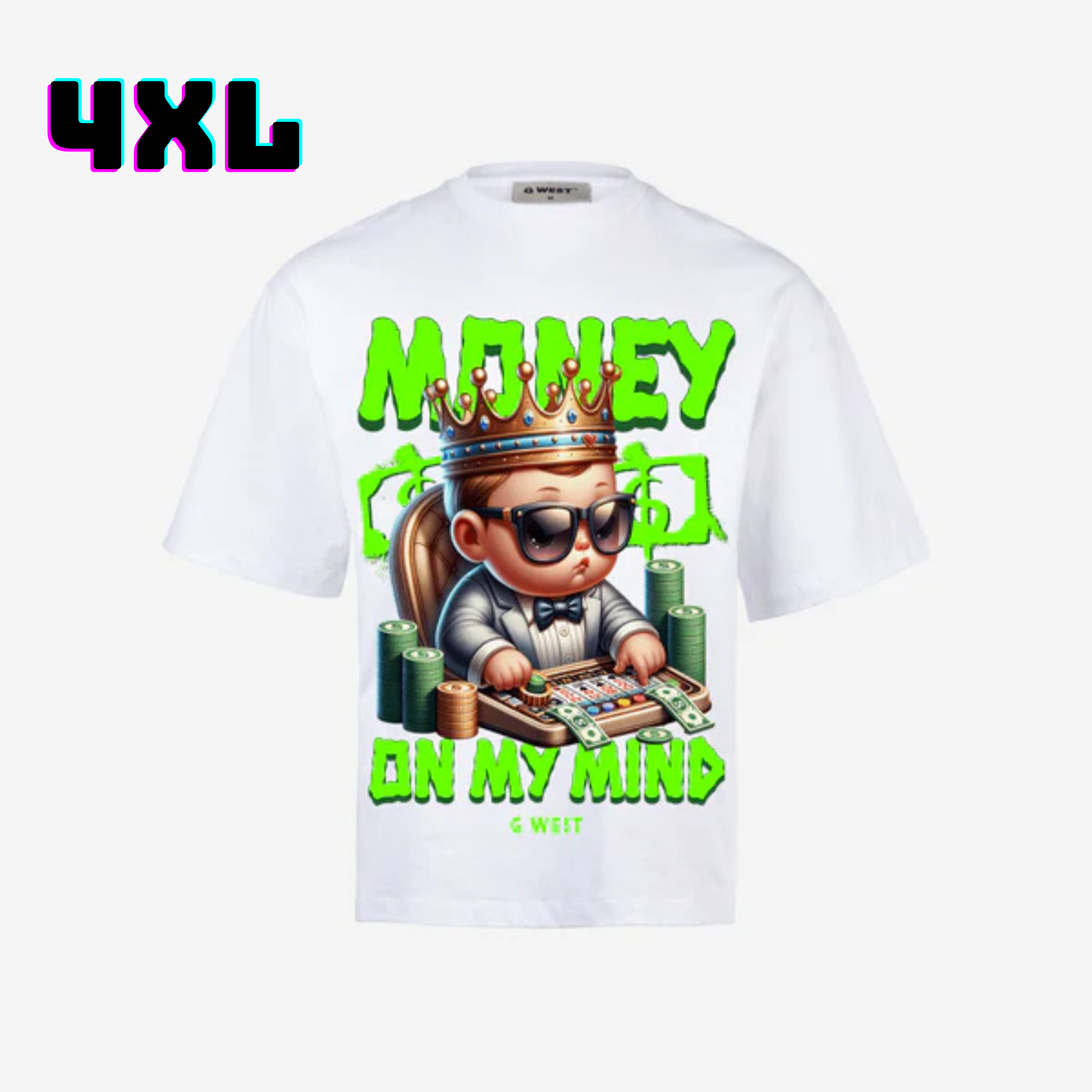 ๐ G WEST Wholesale T-Shirt Box โ 20 Oversized Tees (Mโ5XL) GWESTTEES-1013