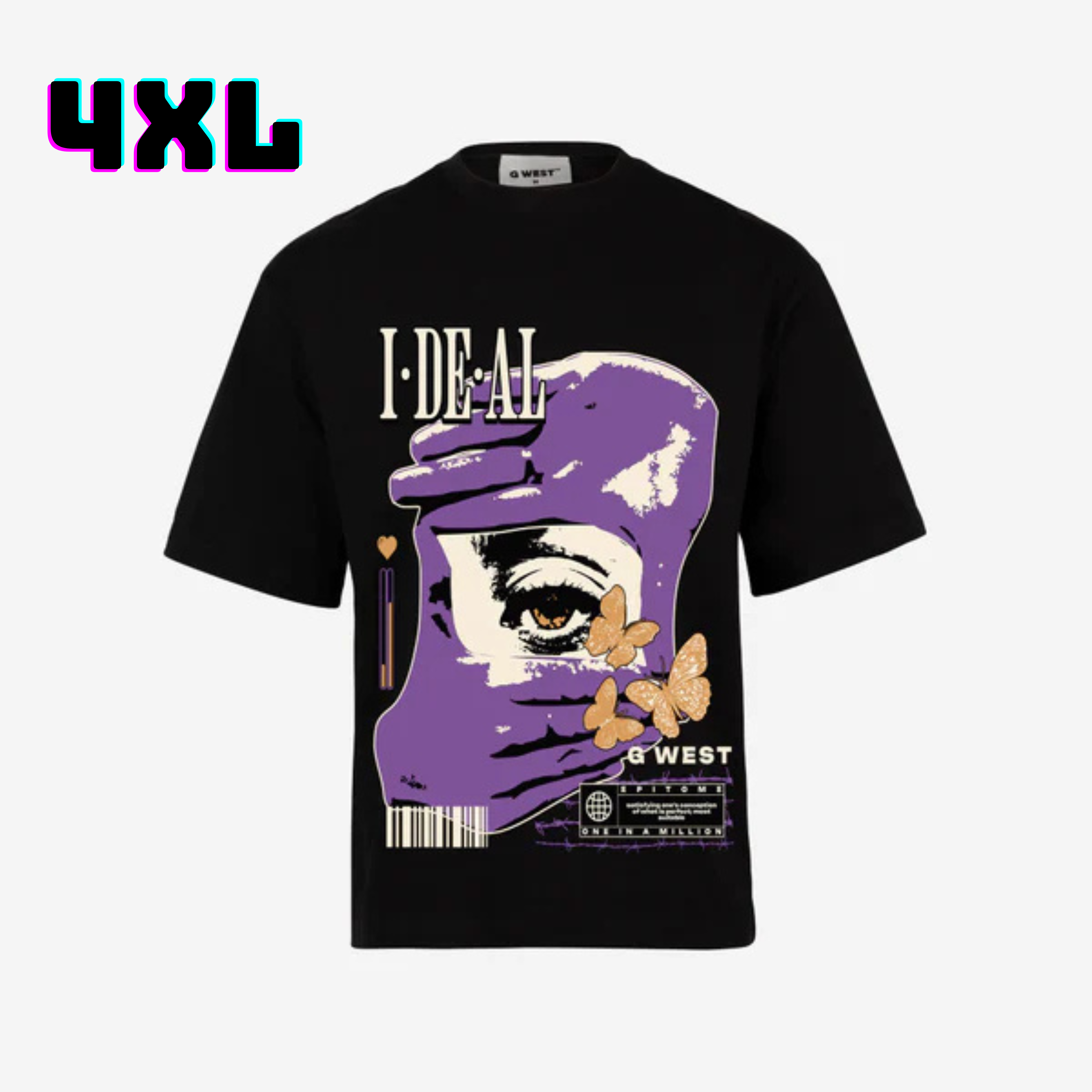 ๐ G WEST Wholesale T-Shirt Box โ 20 Oversized Tees (Mโ5XL) GWESTTEES-1003