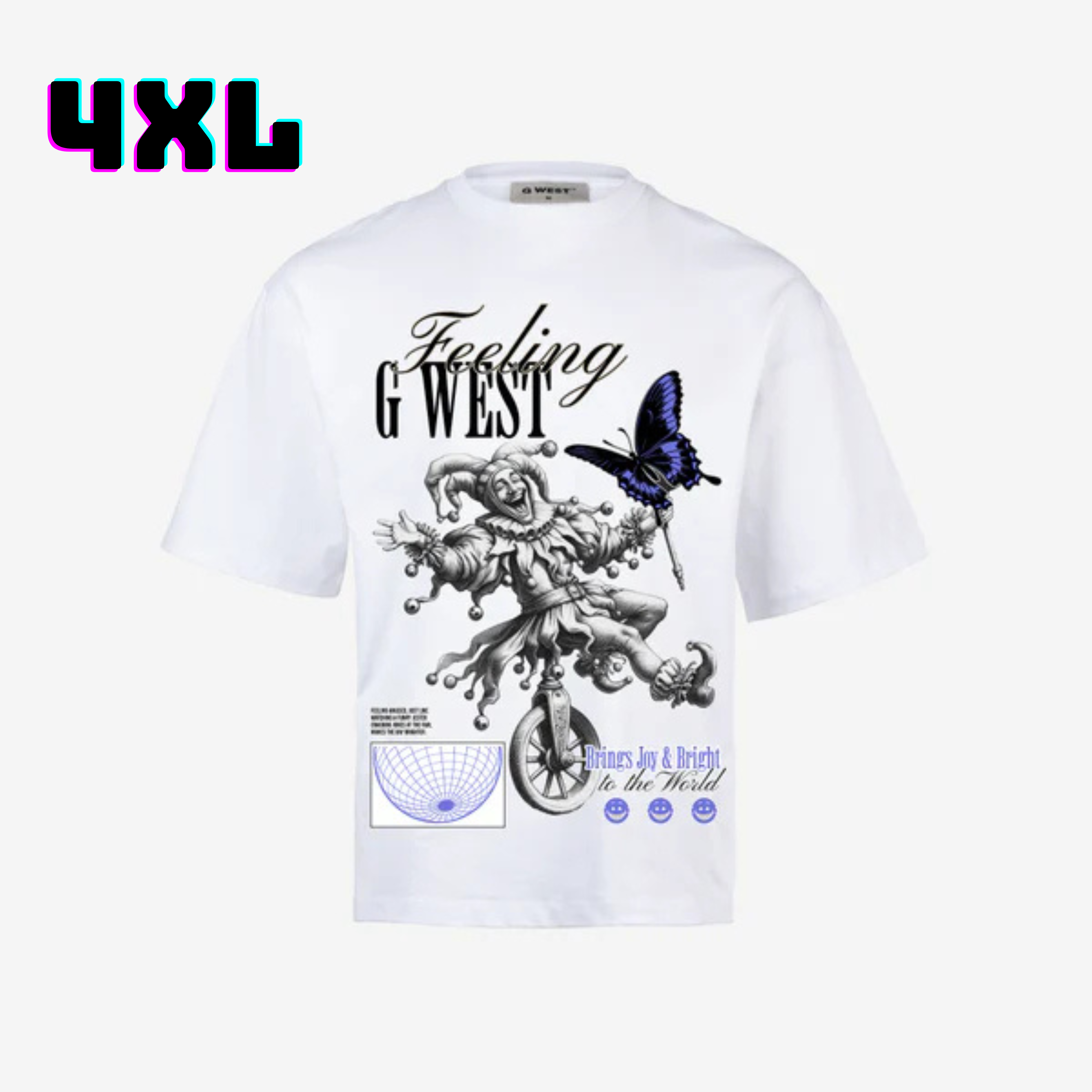 ๐ G WEST Wholesale T-Shirt Box โ 20 Oversized Tees (Mโ5XL) GWESTTEES-1006