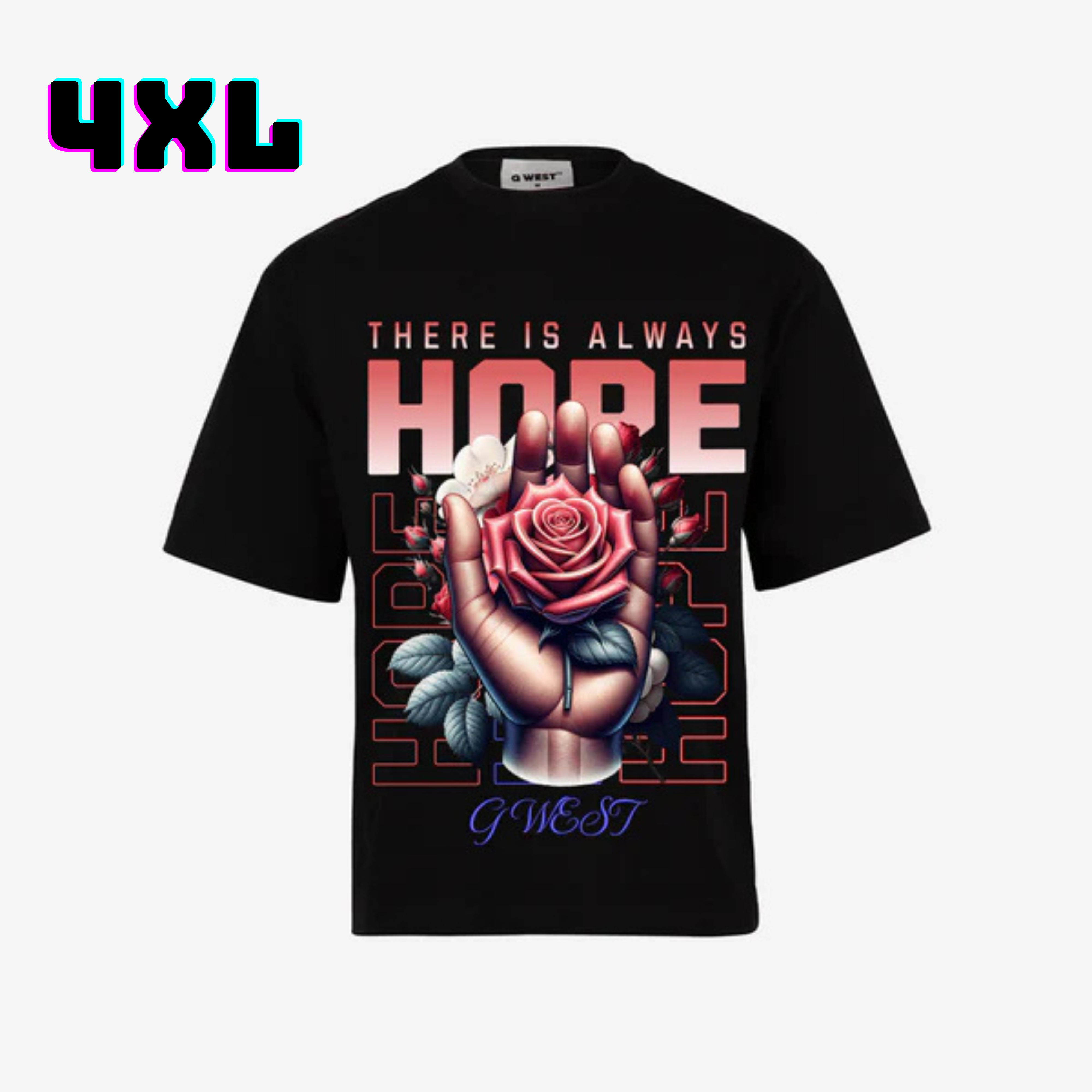 ๐ G WEST Wholesale T-Shirt Box โ 20 Oversized Tees (Mโ5XL) GWESTTEES-1019