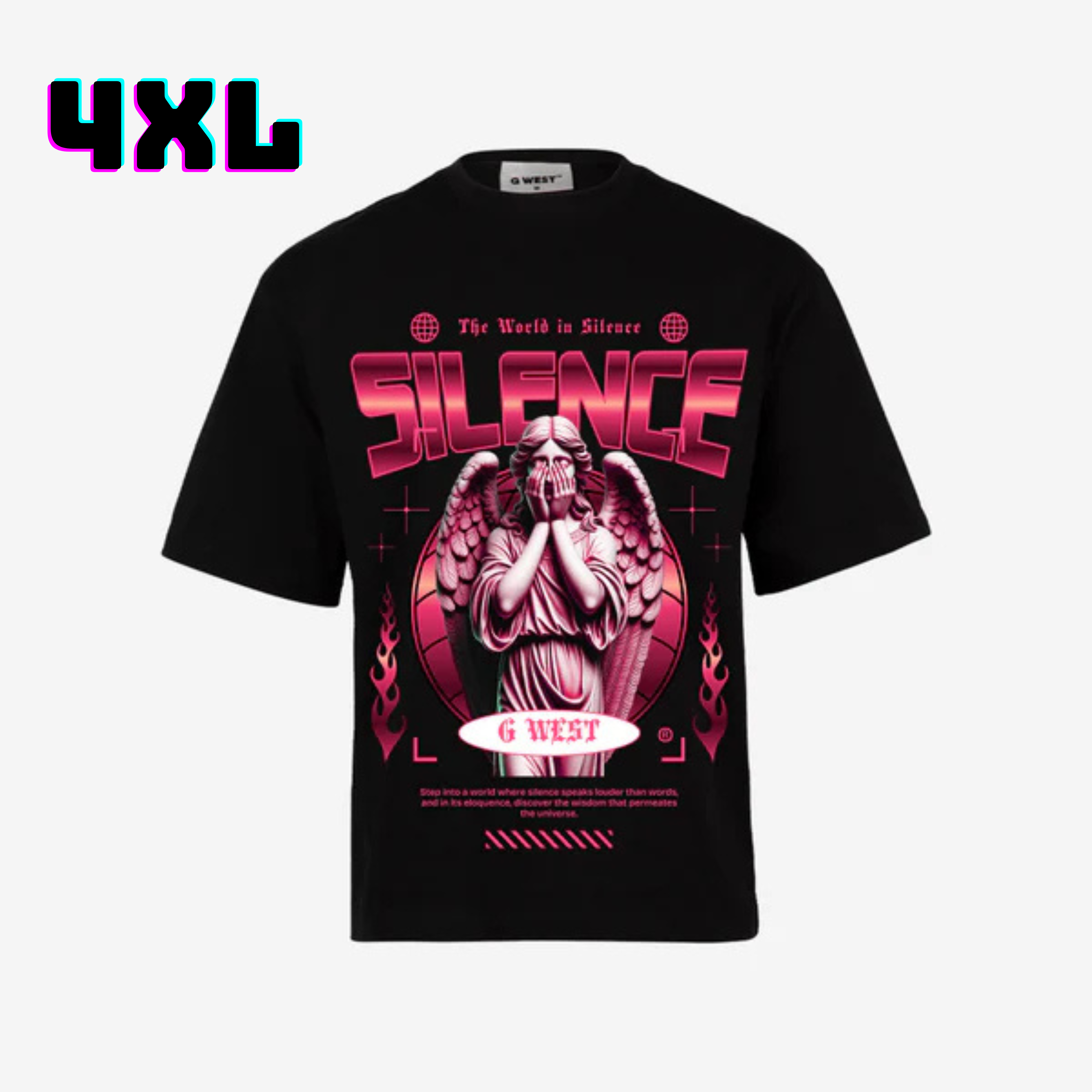 ๐ G WEST Wholesale T-Shirt Box โ 20 Oversized Tees (Mโ5XL) GWESTTEES-1016