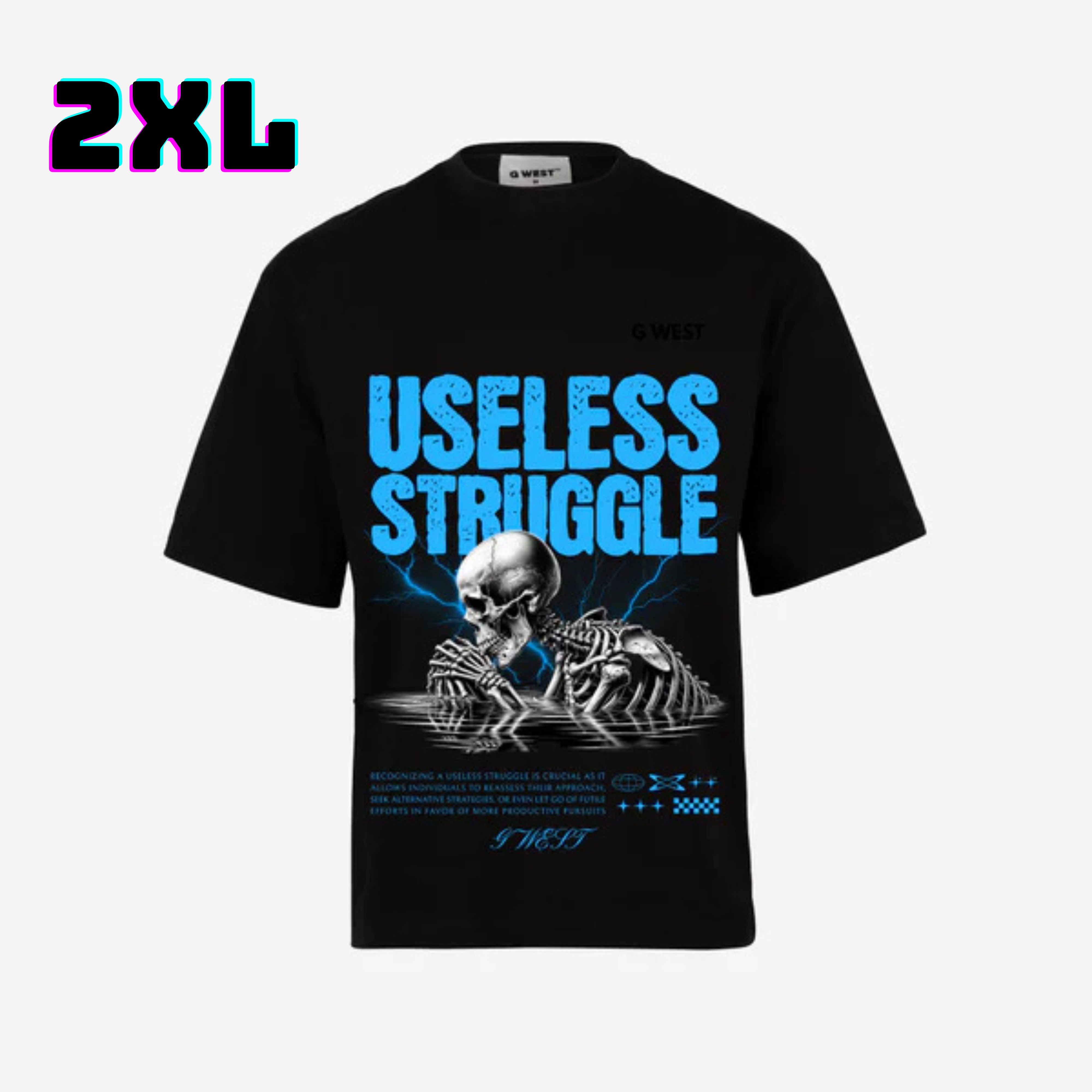 ๐ G WEST Wholesale T-Shirt Box โ 20 Oversized Tees (Mโ5XL) GWESTTEES-1006