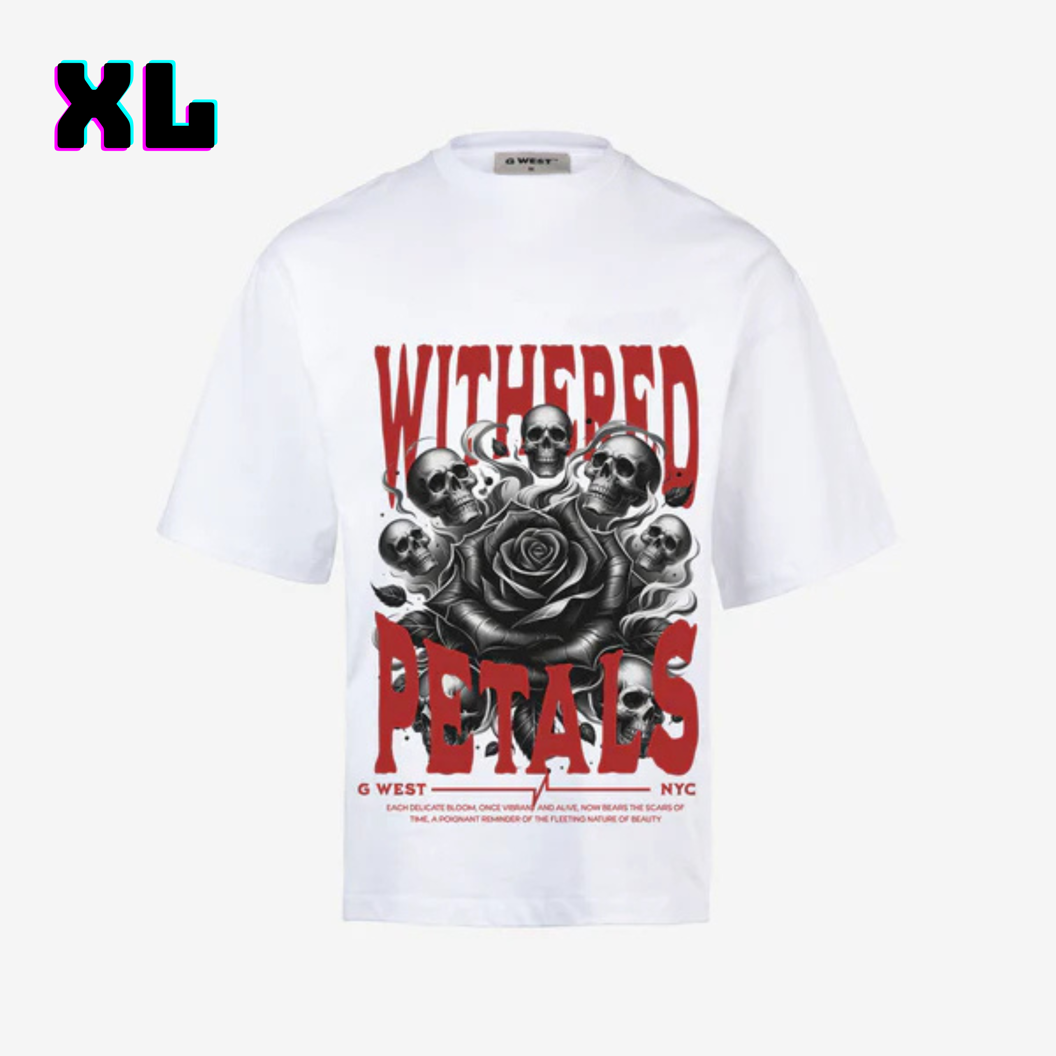 ๐ G WEST Wholesale T-Shirt Box โ 20 Oversized Tees (Mโ5XL) GWESTTEES-1006