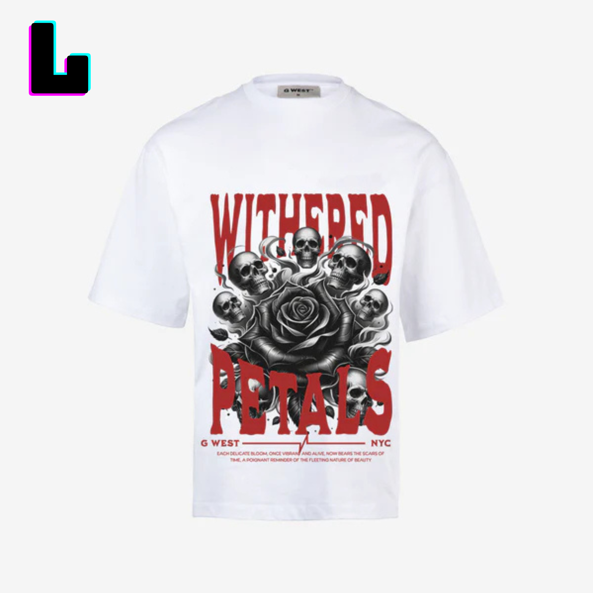 ๐ G WEST Wholesale T-Shirt Box โ 20 Oversized Tees (Mโ5XL) GWESTTEES-1006
