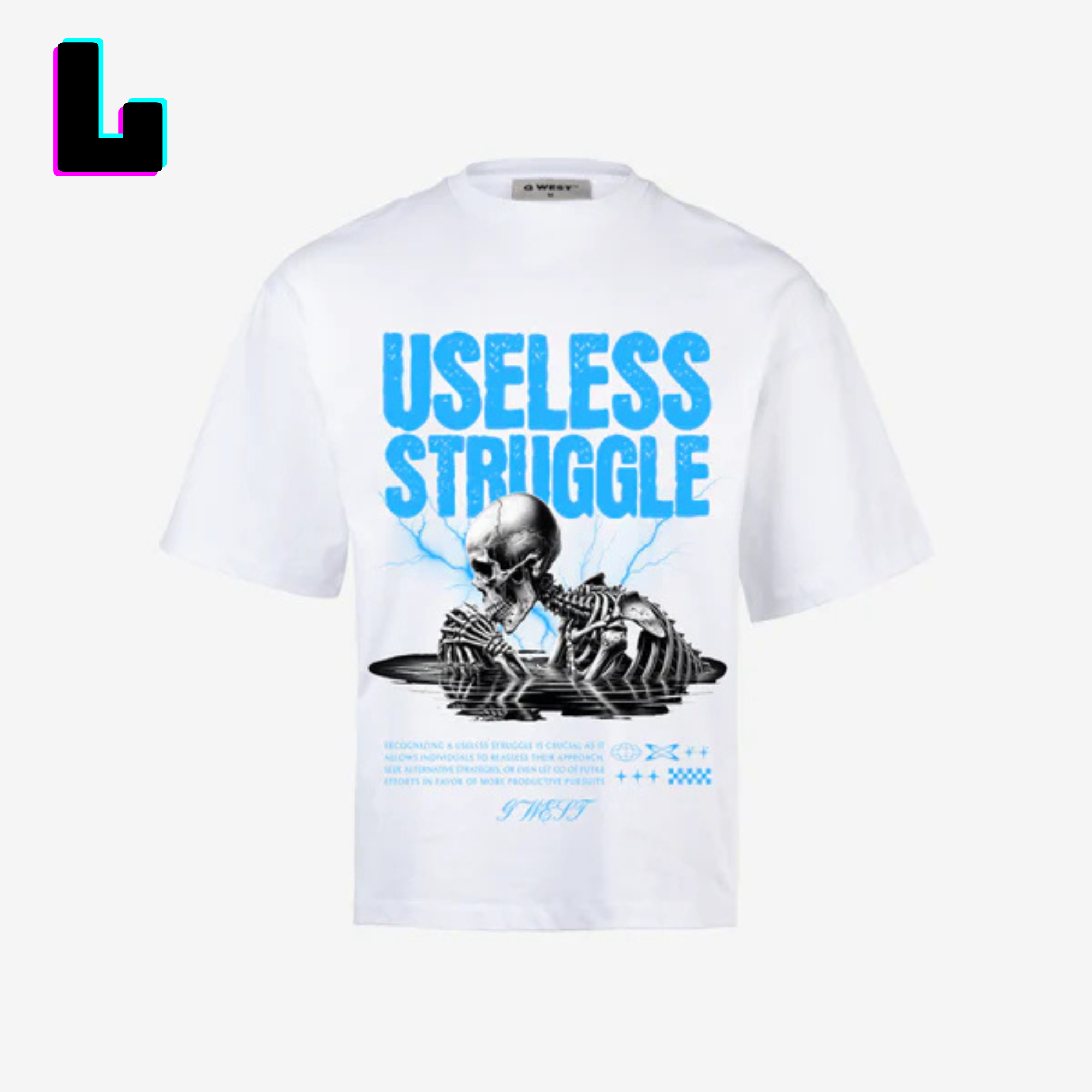 ๐ G WEST Wholesale T-Shirt Box โ 20 Oversized Tees (Mโ5XL) GWESTTEES-1008