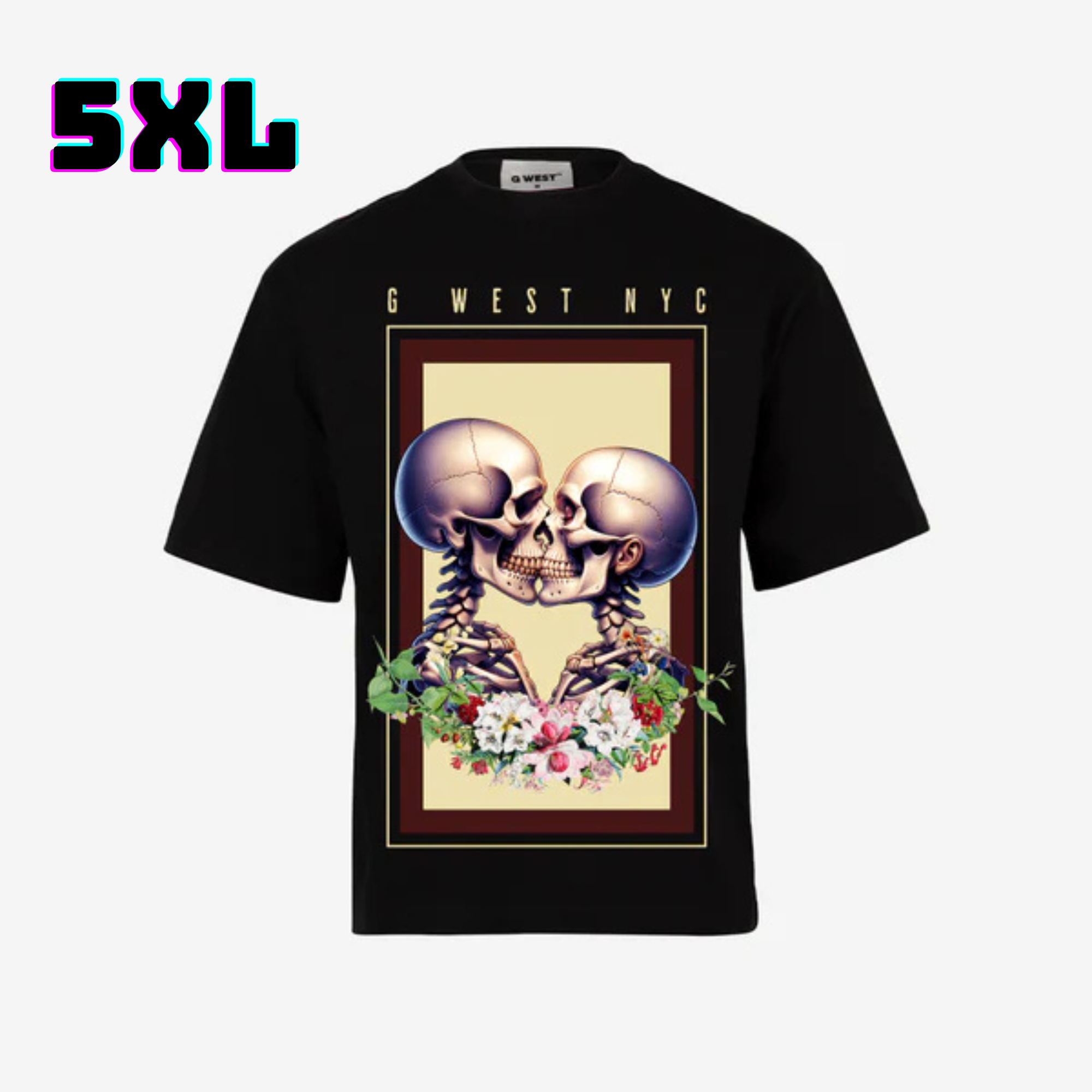 ๐ G WEST Wholesale T-Shirt Box โ 20 Oversized Tees (Mโ5XL) GWESTTEES-1009