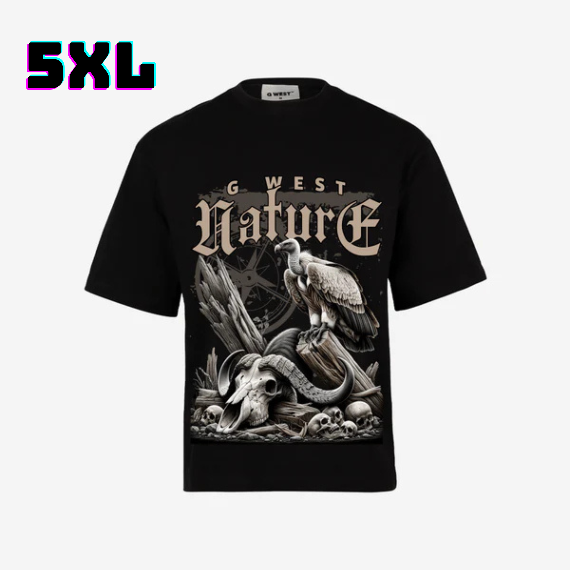 π G WEST Wholesale T-Shirt Box β 20 Oversized Tees (Mβ5XL) GWESTTEES-1019