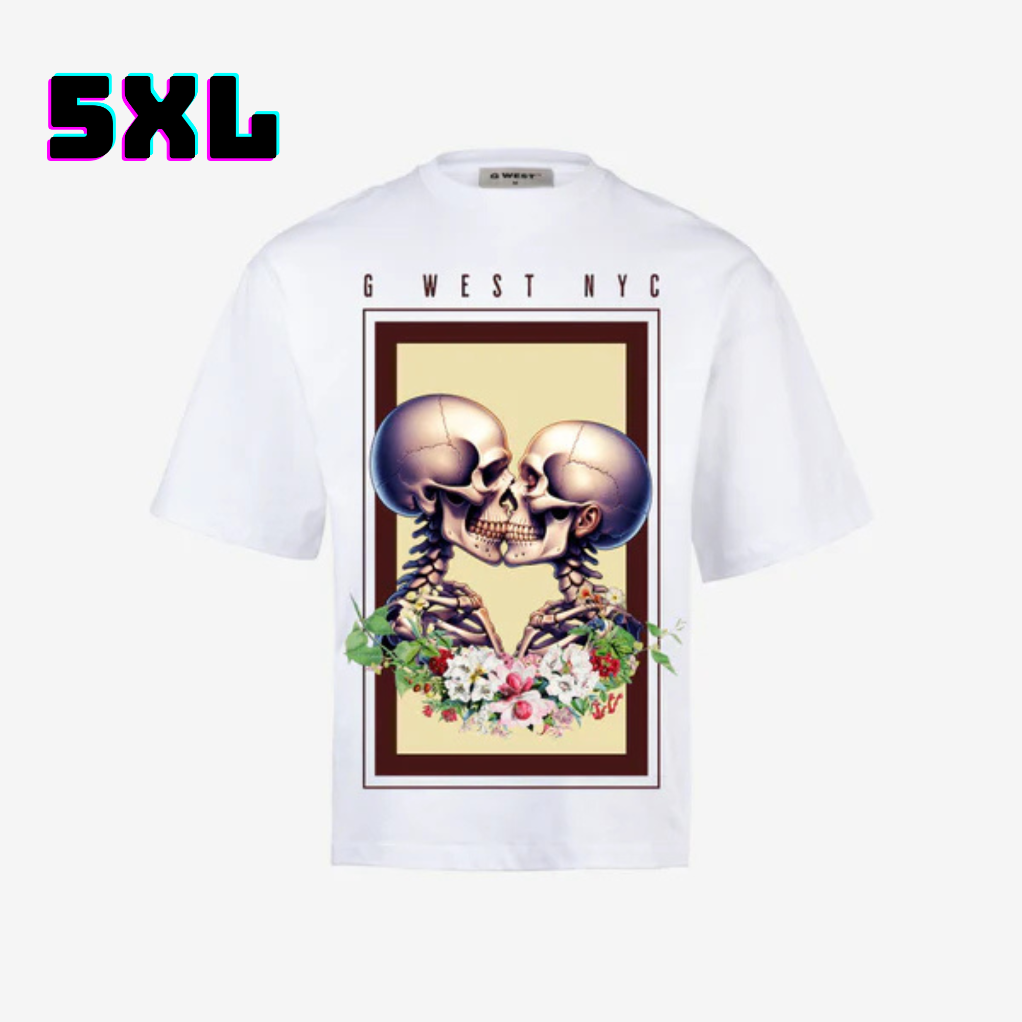 ๐ G WEST Wholesale T-Shirt Box โ 20 Oversized Tees (Mโ5XL) GWESTTEES-1019