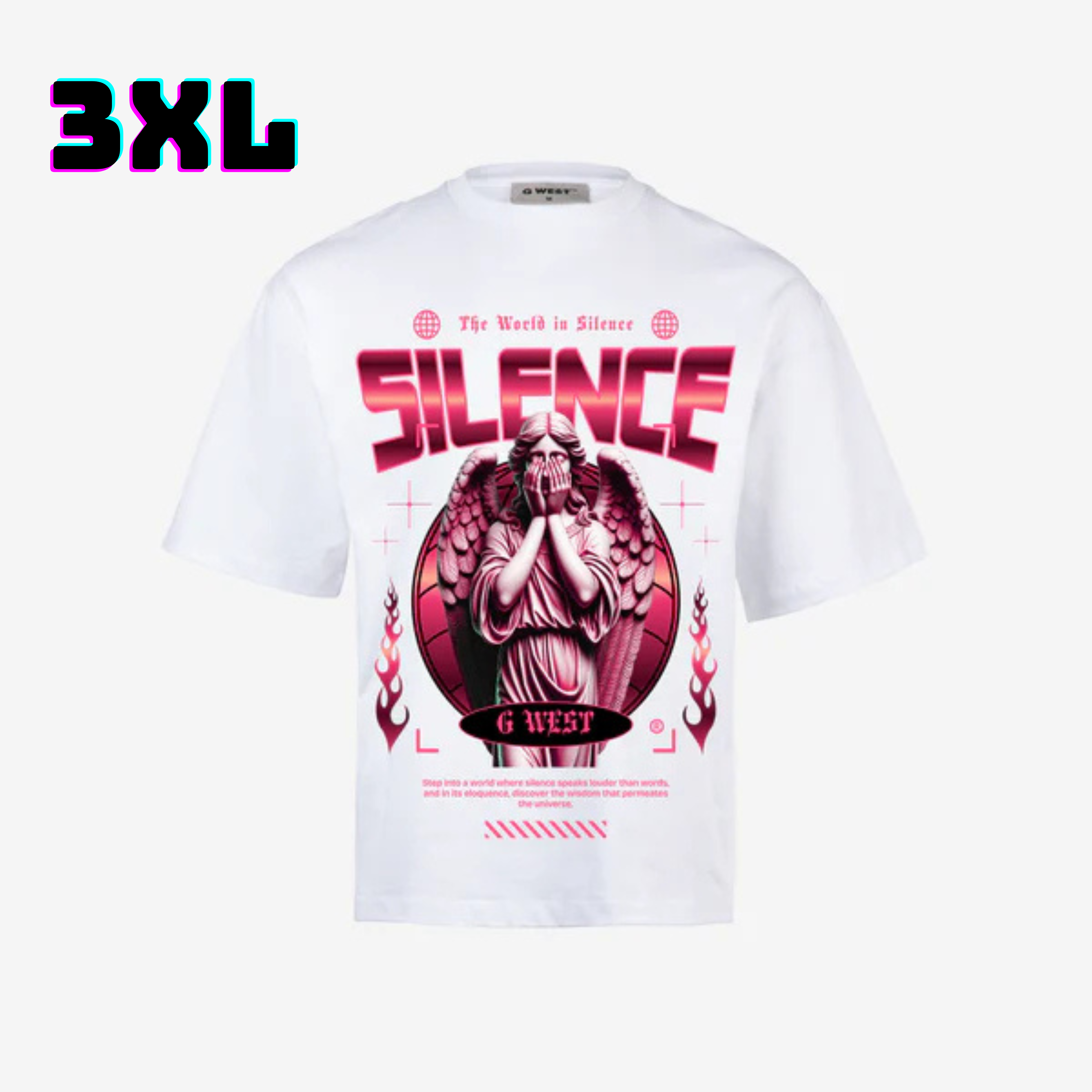 ๐ G WEST Wholesale T-Shirt Box โ 20 Oversized Tees (Mโ5XL) GWESTTEES-1003