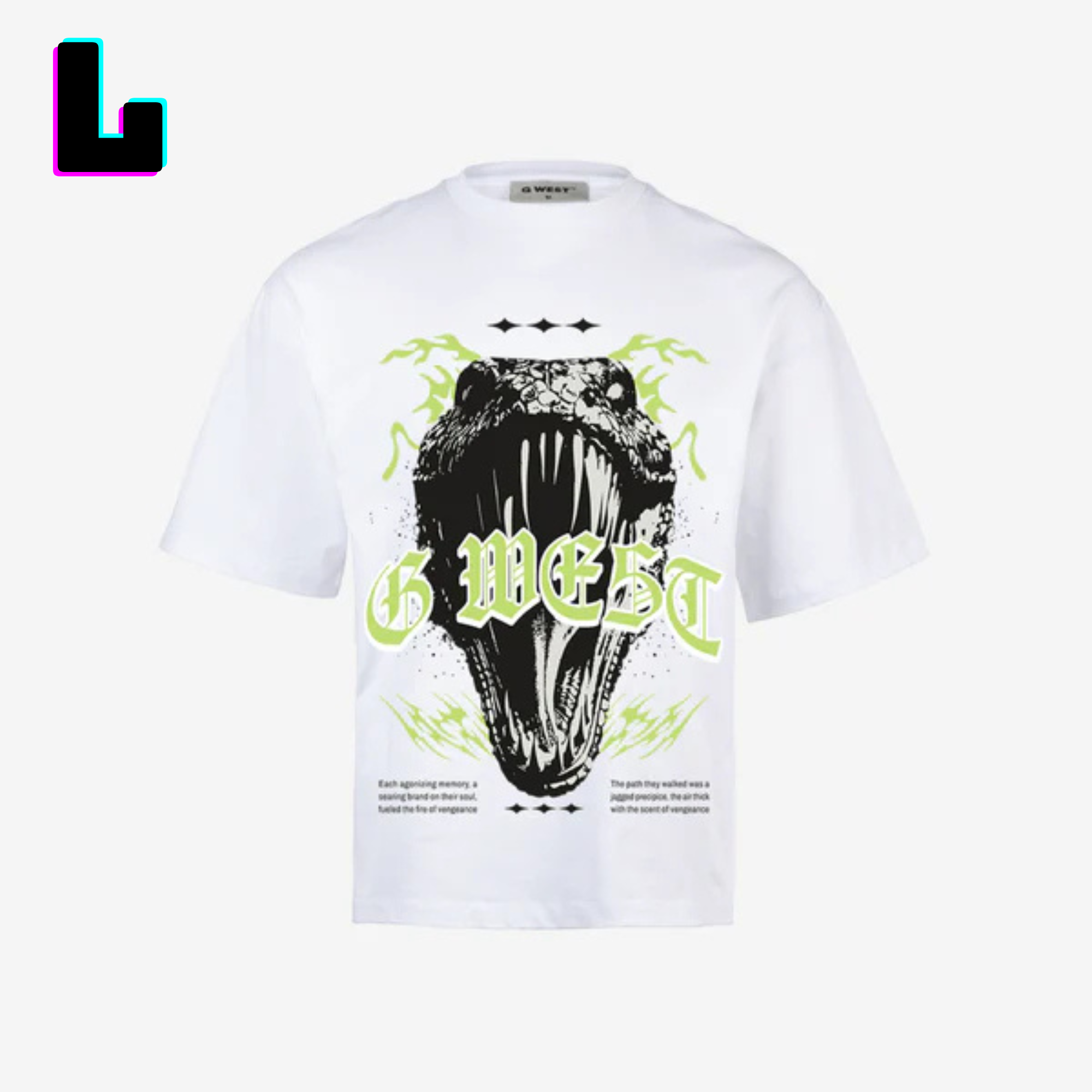 ๐ G WEST Wholesale T-Shirt Box โ 20 Oversized Tees (Mโ5XL) GWESTTEES-1006