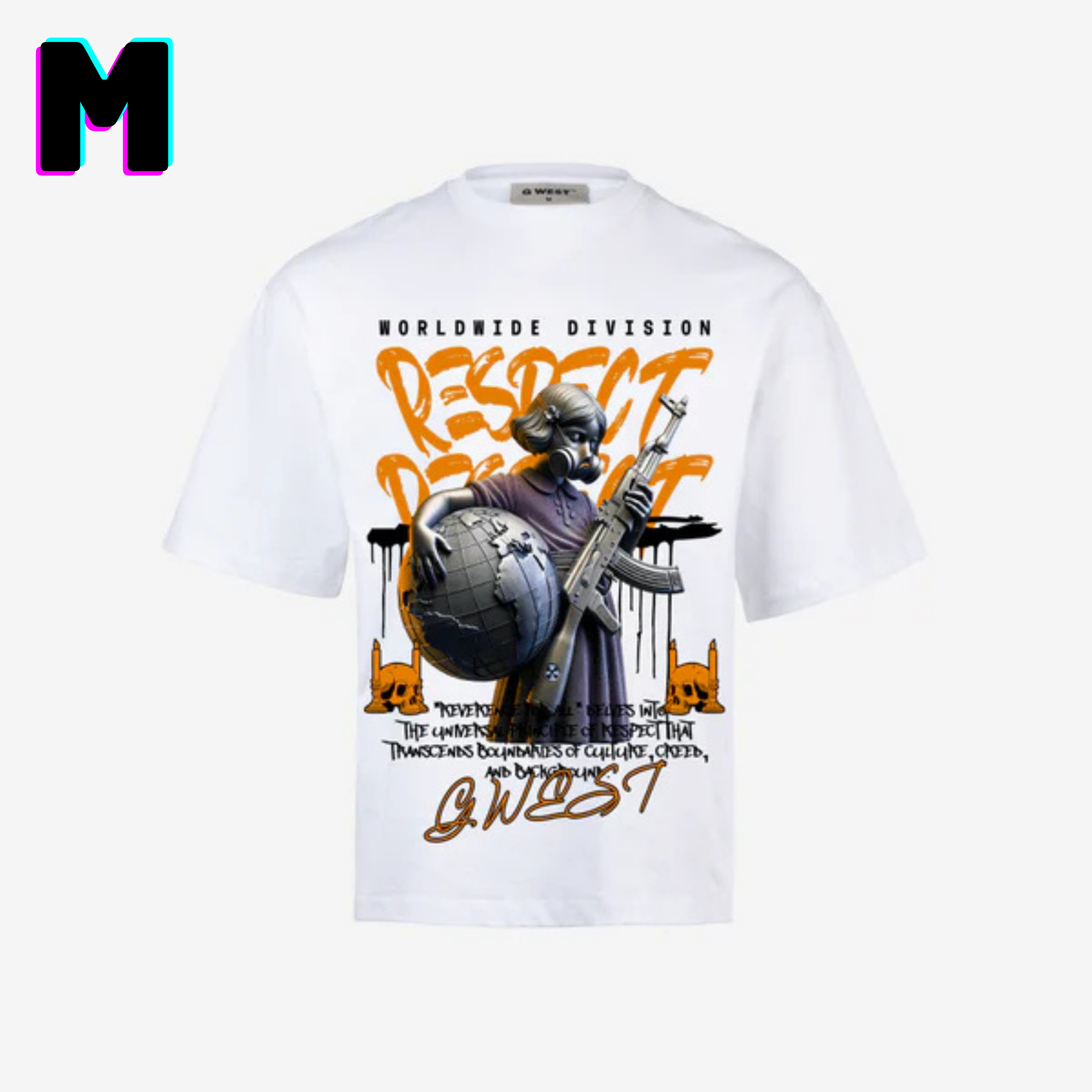 ๐ G WEST Wholesale T-Shirt Box โ 20 Oversized Tees (Mโ5XL) GWESTTEES-1008
