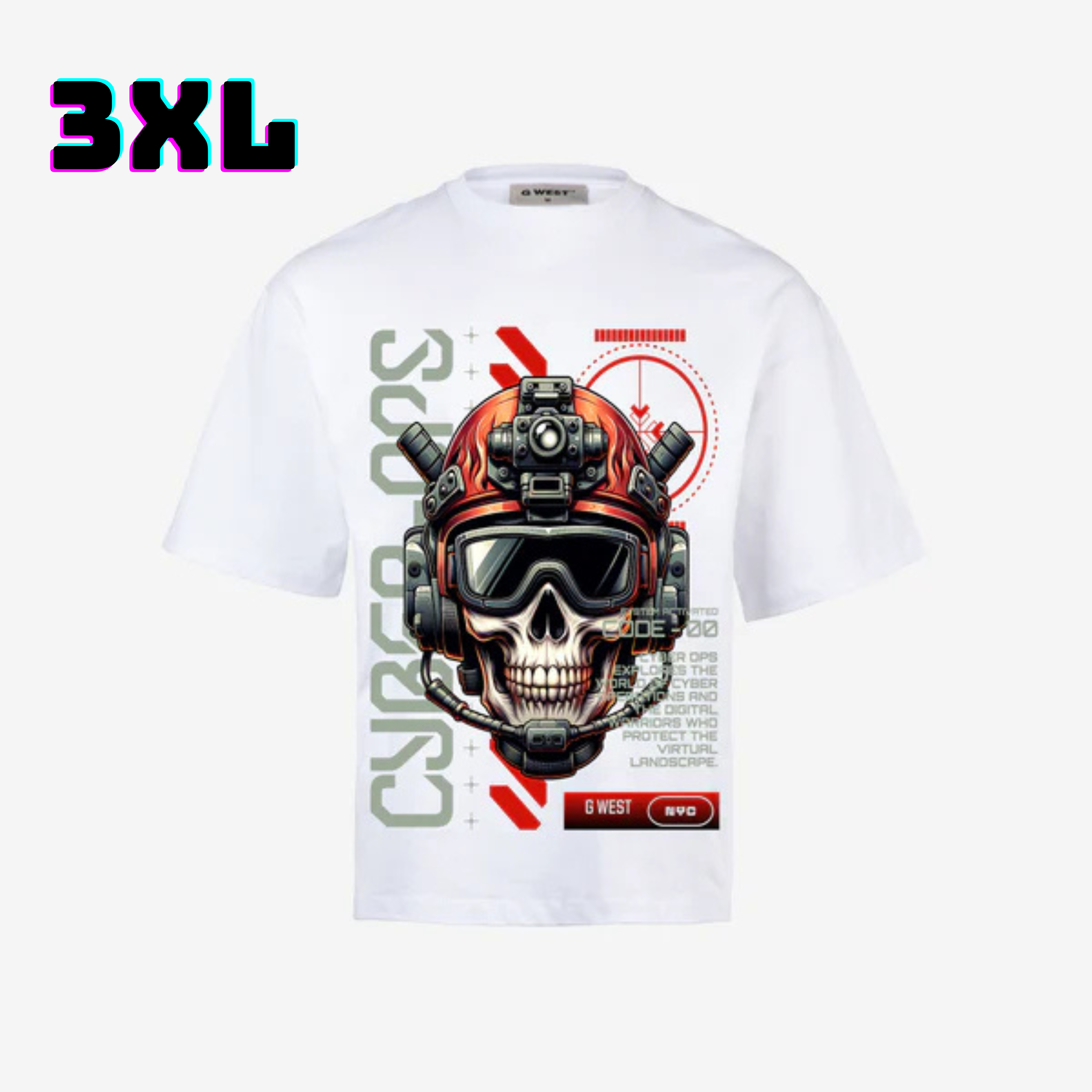 ๐ G WEST Wholesale T-Shirt Box โ 20 Oversized Tees (Mโ5XL) GWESTTEES-1008