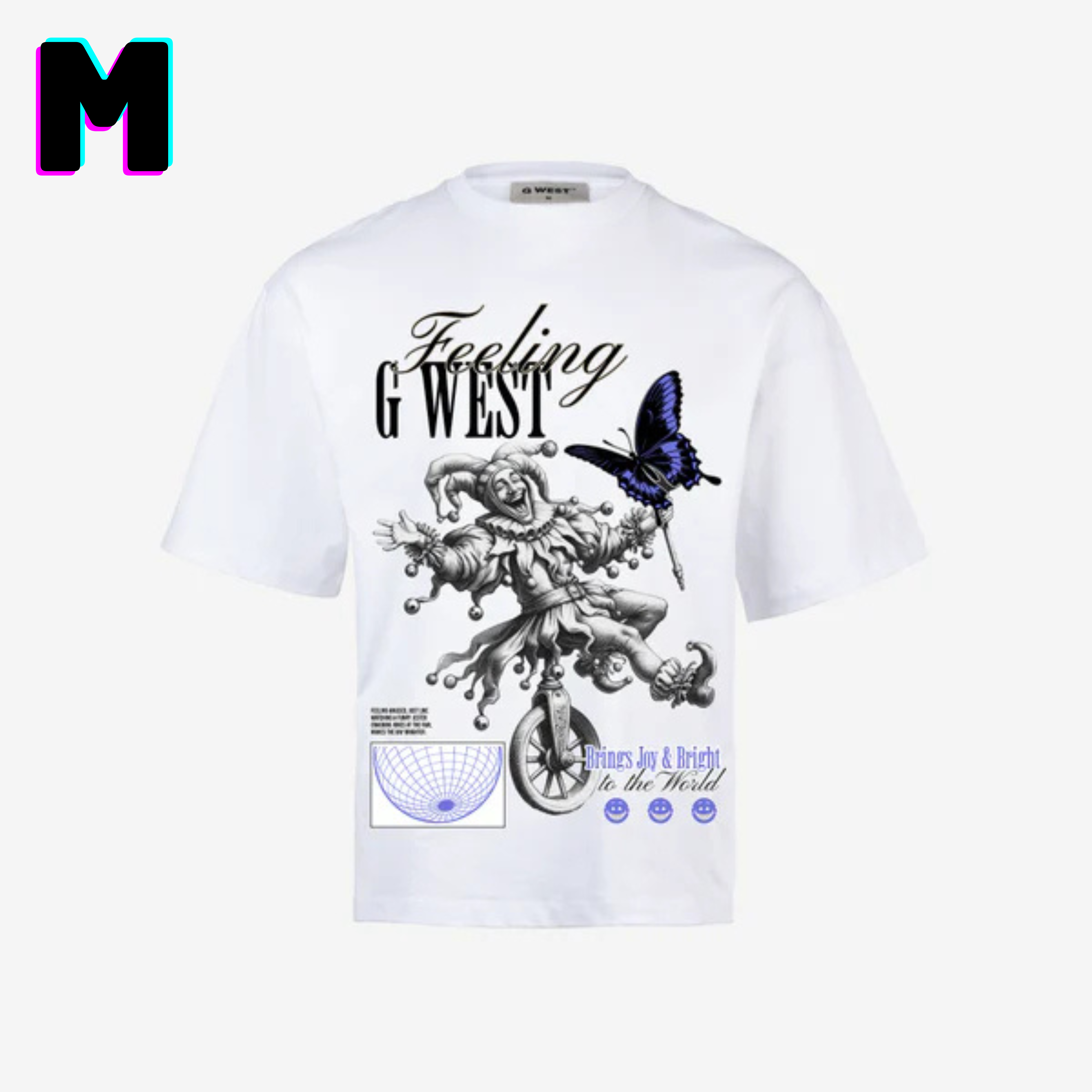 ๐ G WEST Wholesale T-Shirt Box โ 20 Oversized Tees (Mโ5XL) GWESTTEES-1003