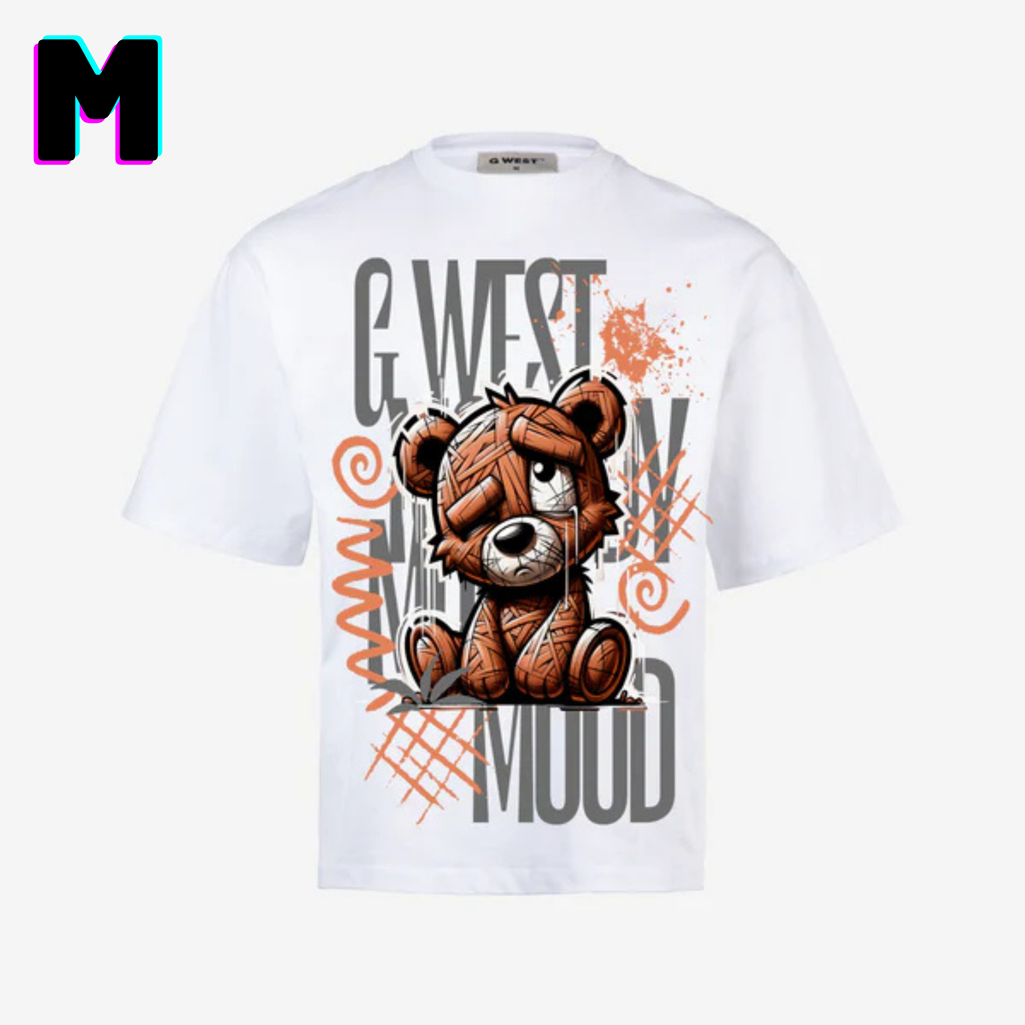 ๐ G WEST Wholesale T-Shirt Box โ 20 Oversized Tees (Mโ5XL) GWESTTEES-1007