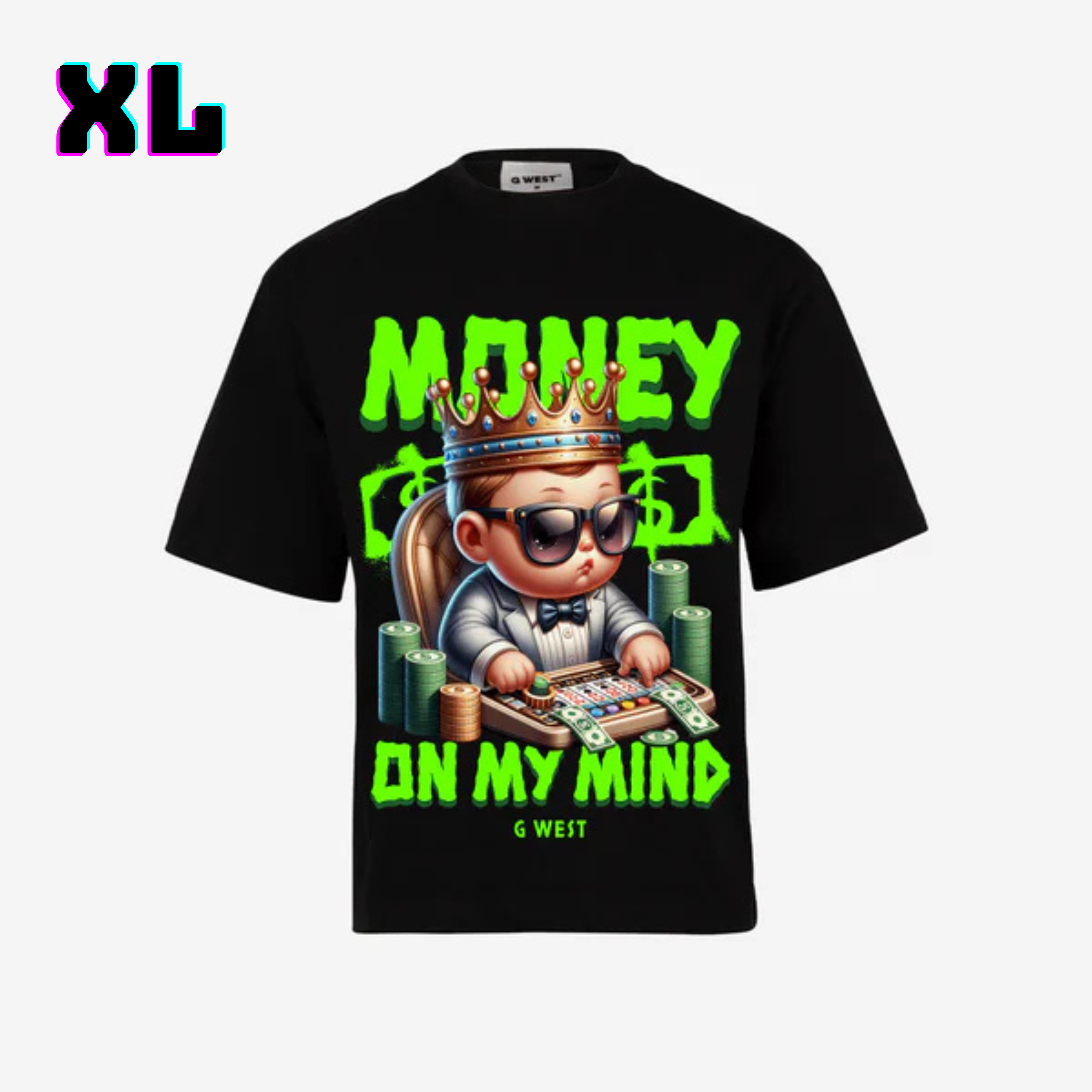 ๐ G WEST Wholesale T-Shirt Box โ 20 Oversized Tees (Mโ5XL) GWESTTEES-1003