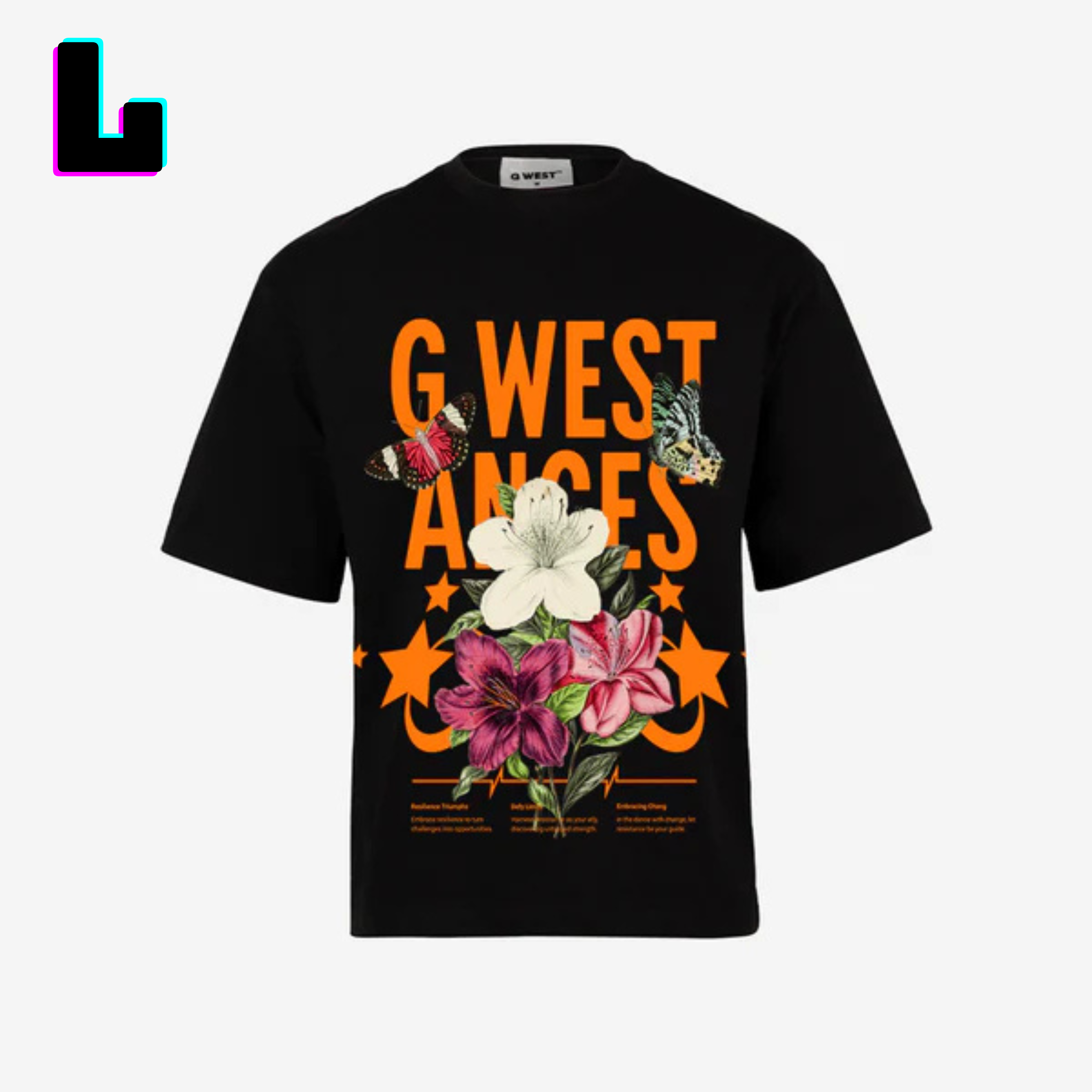 ๐ G WEST Wholesale T-Shirt Box โ 20 Oversized Tees (Mโ5XL) GWESTTEES-1017