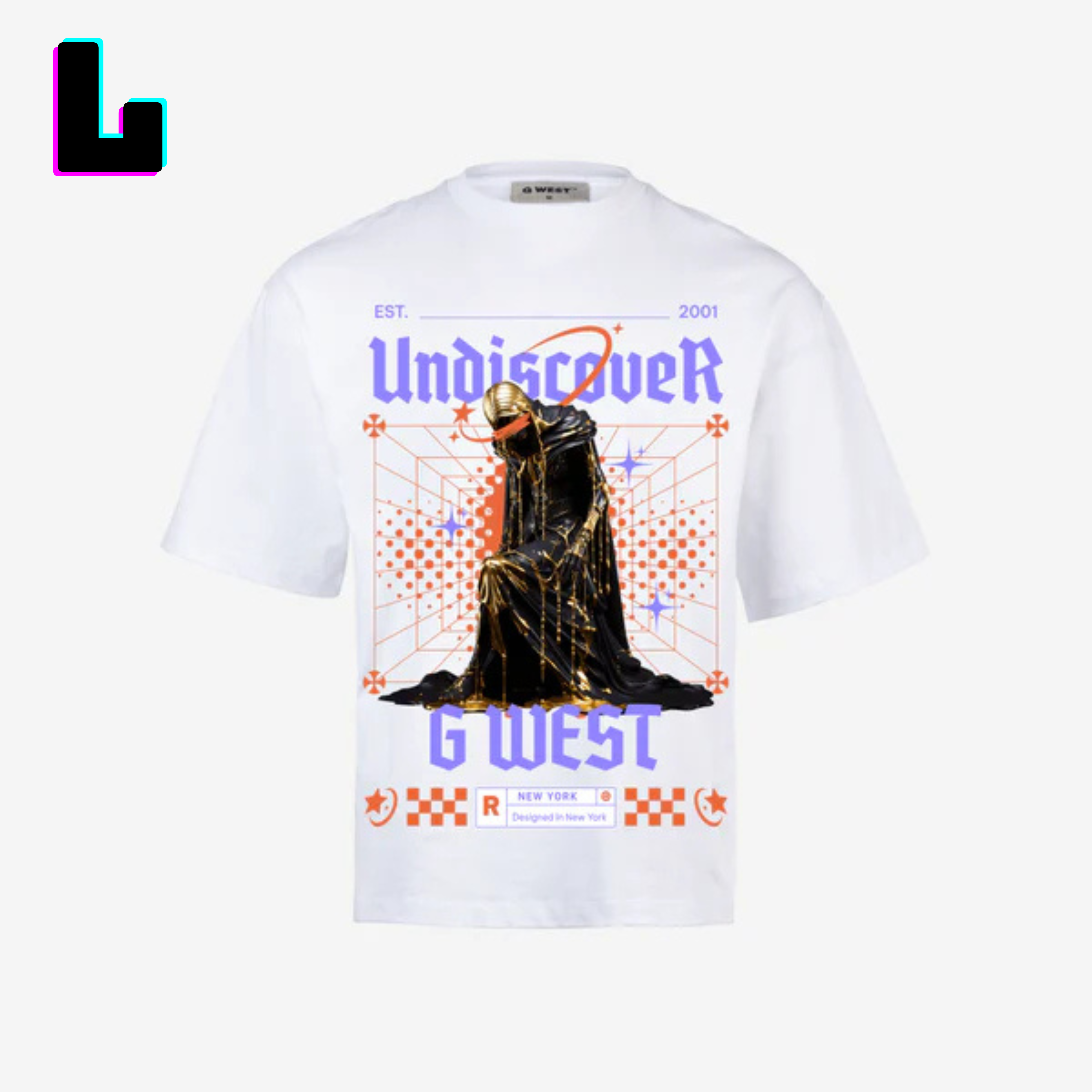 ๐ G WEST Wholesale T-Shirt Box โ 20 Oversized Tees (Mโ5XL) GWESTTEES-1018