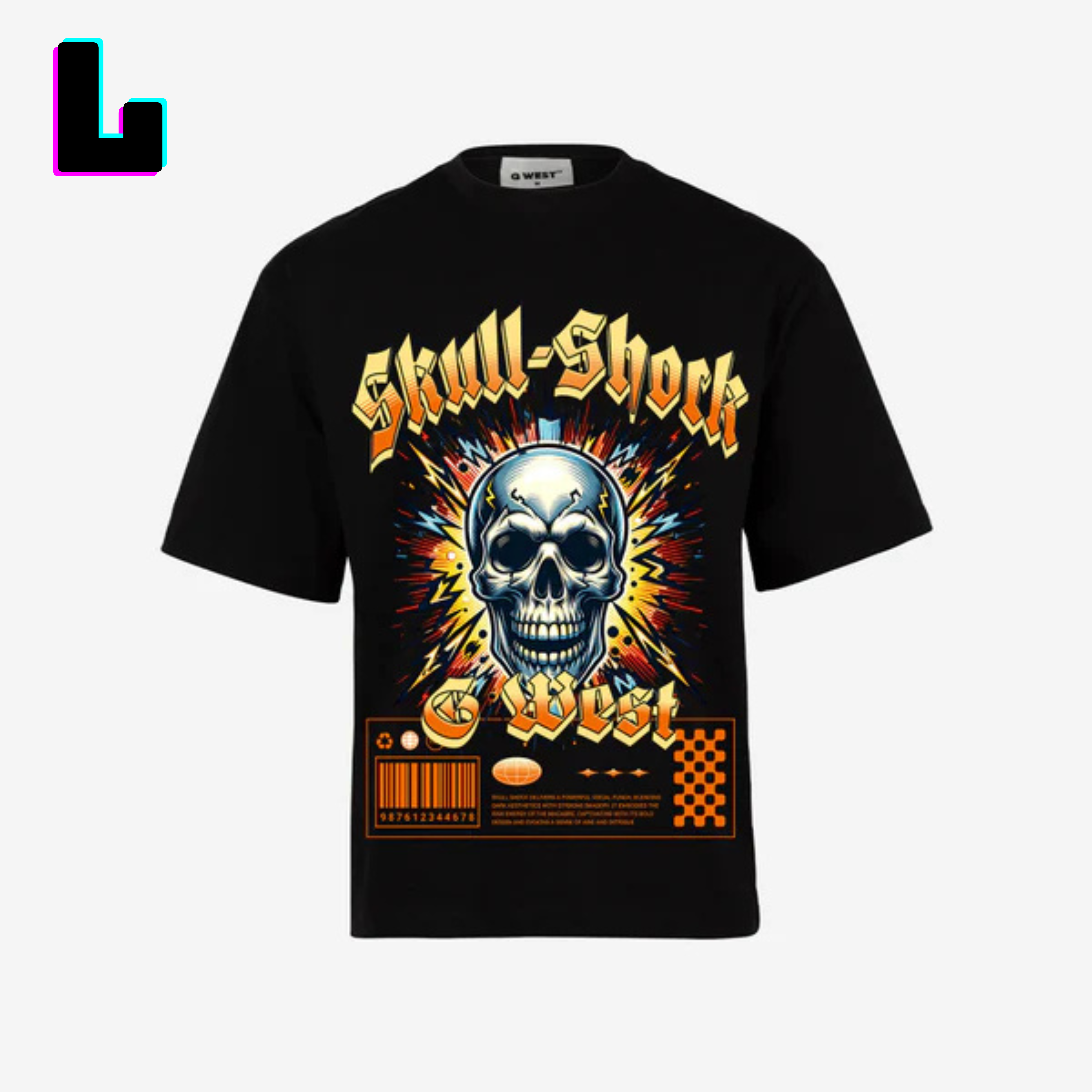 ๐ G WEST Wholesale T-Shirt Box โ 20 Oversized Tees (Mโ5XL) GWESTTEES-1014