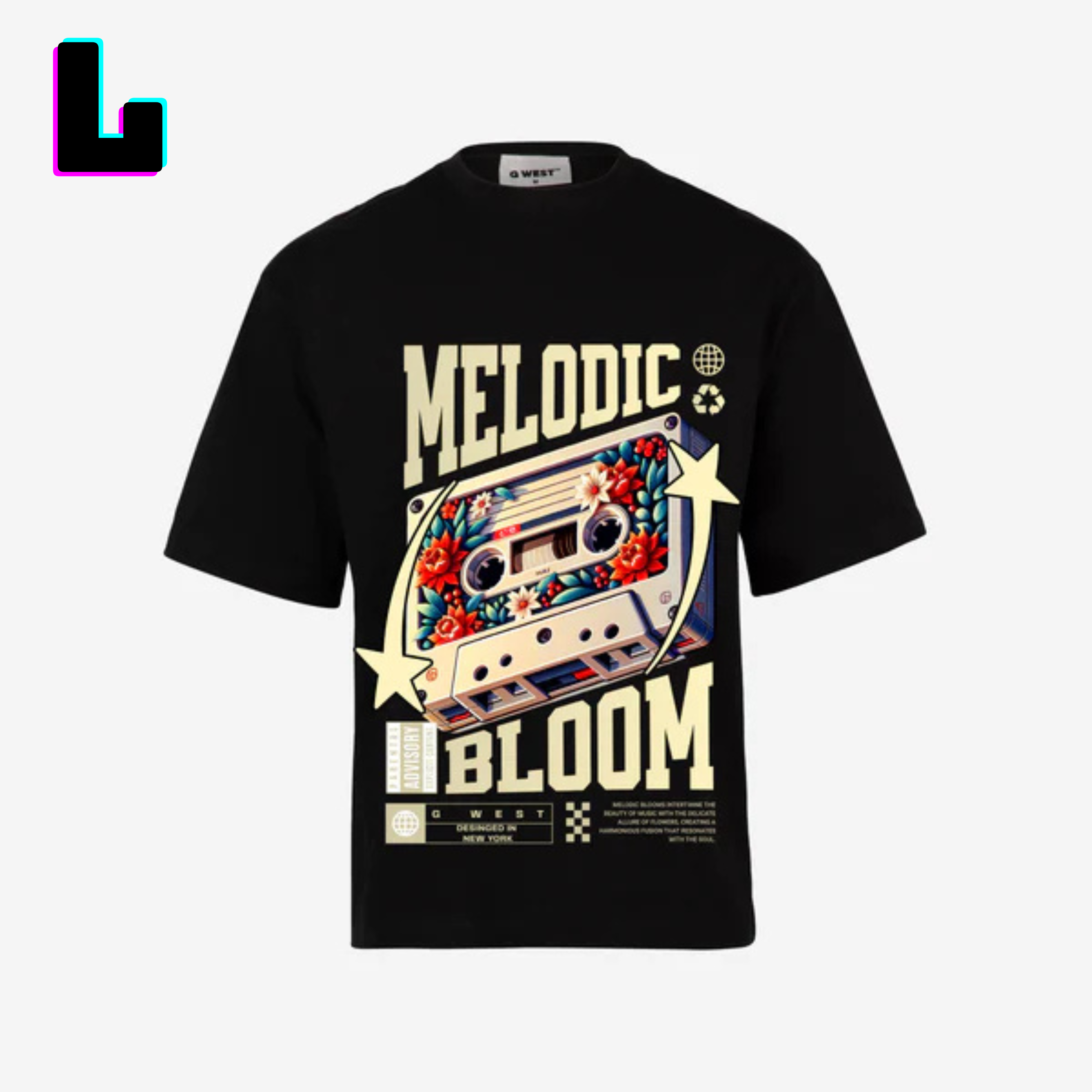 ๐ G WEST Wholesale T-Shirt Box โ 20 Oversized Tees (Mโ5XL) GWESTTEES-1015