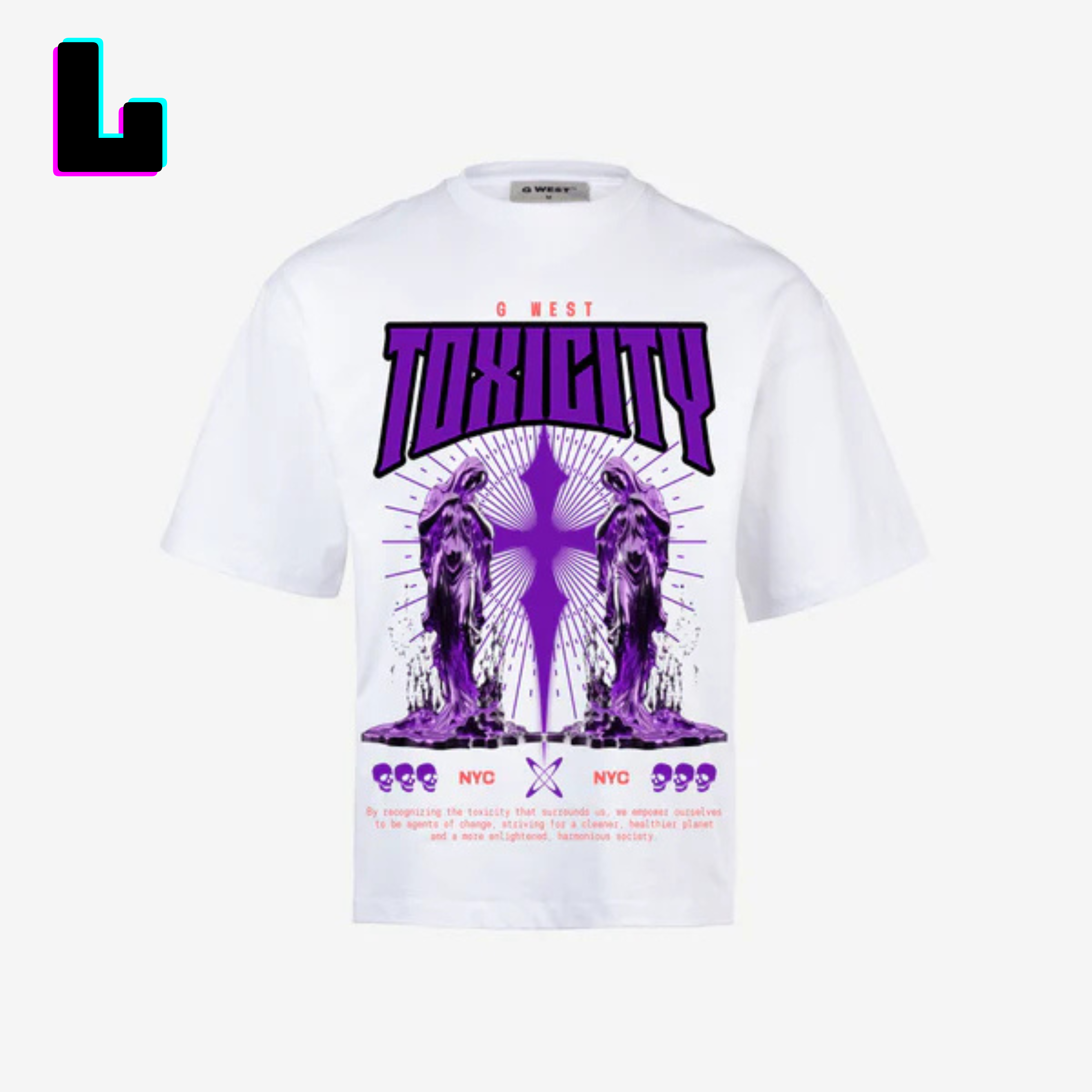 ๐ G WEST Wholesale T-Shirt Box โ 20 Oversized Tees (Mโ5XL) GWESTTEES-1019