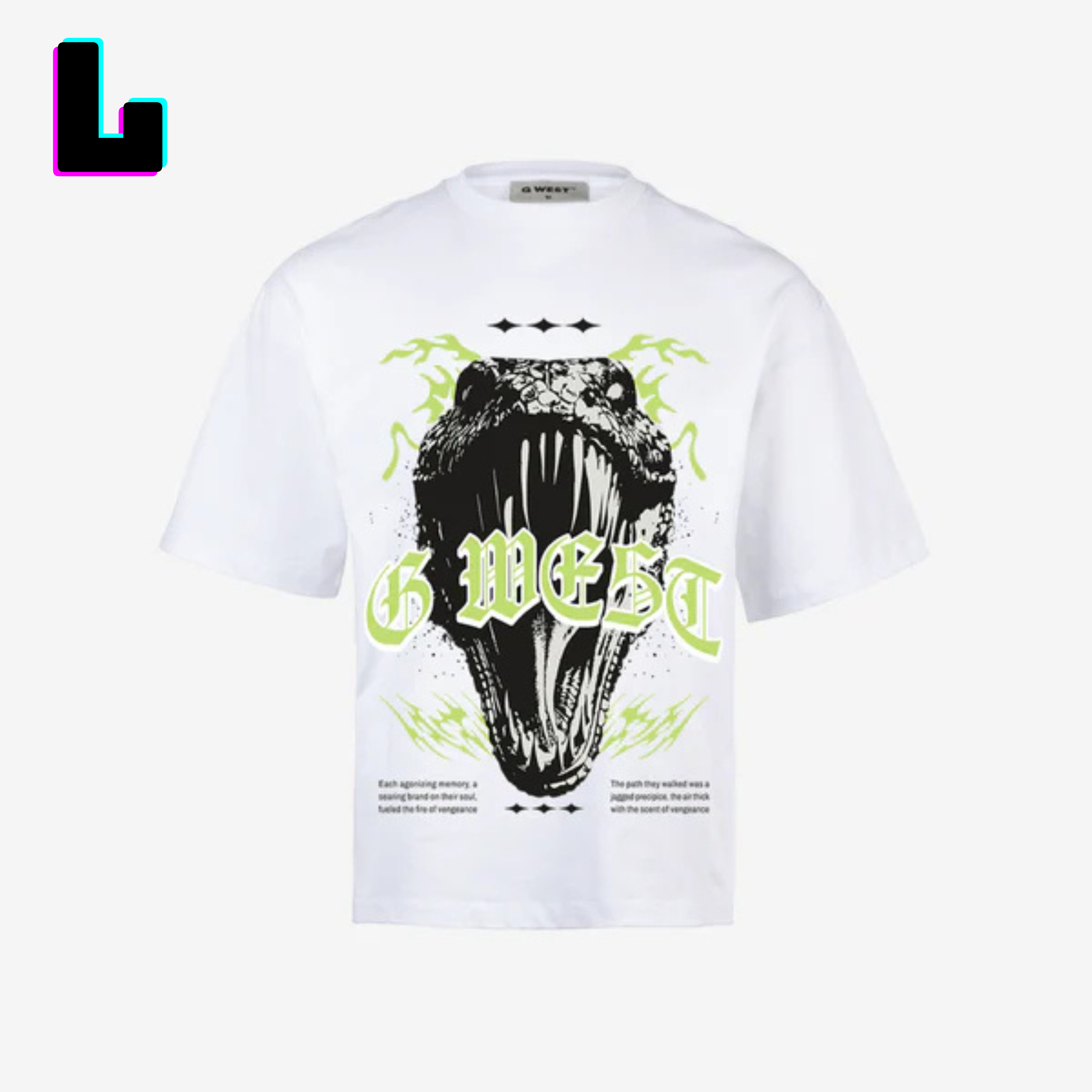 ๐ G WEST Wholesale T-Shirt Box โ 20 Oversized Tees (Mโ5XL) GWESTTEES-1014